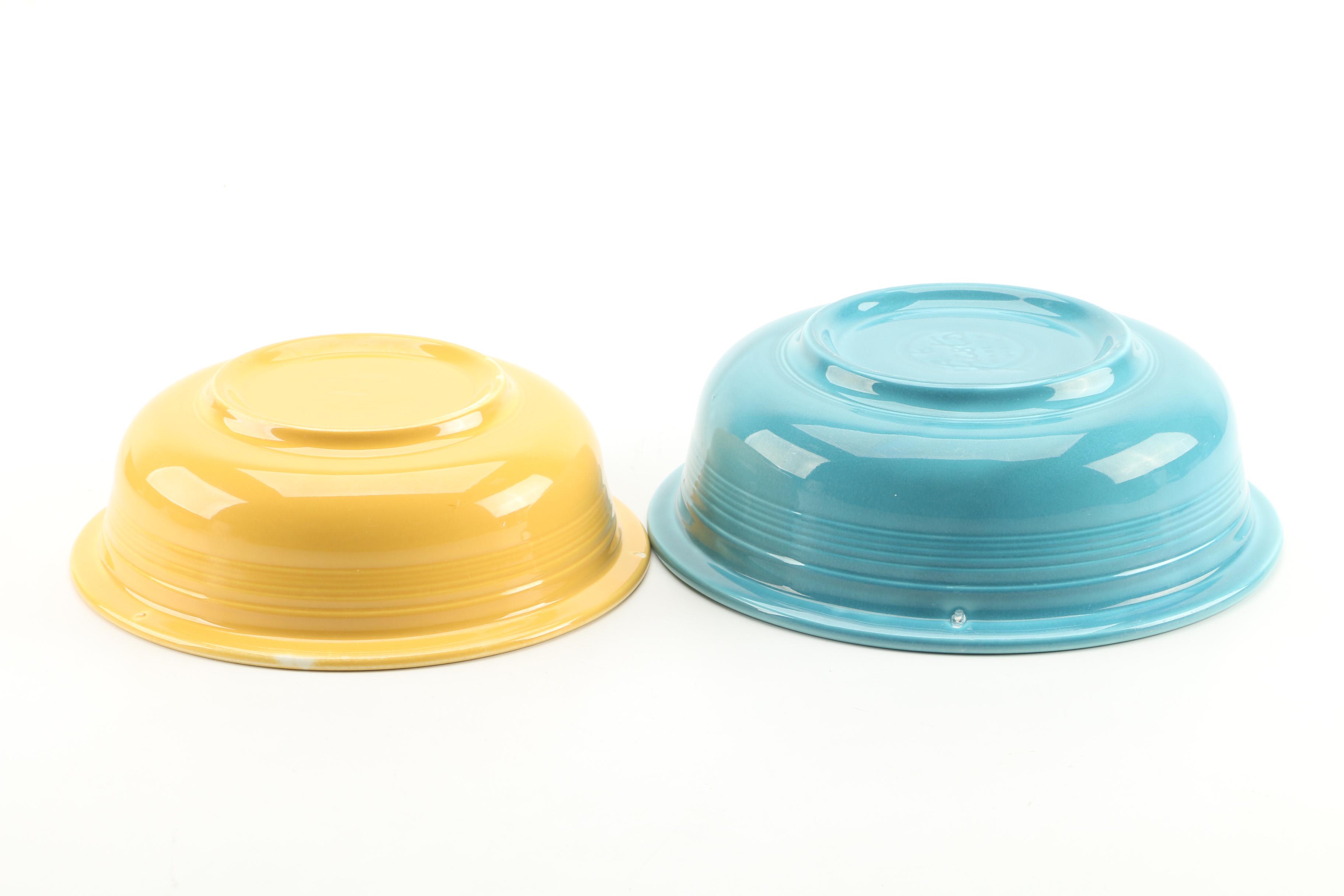 Homer Laughlin "Fiesta" Serving Bowls