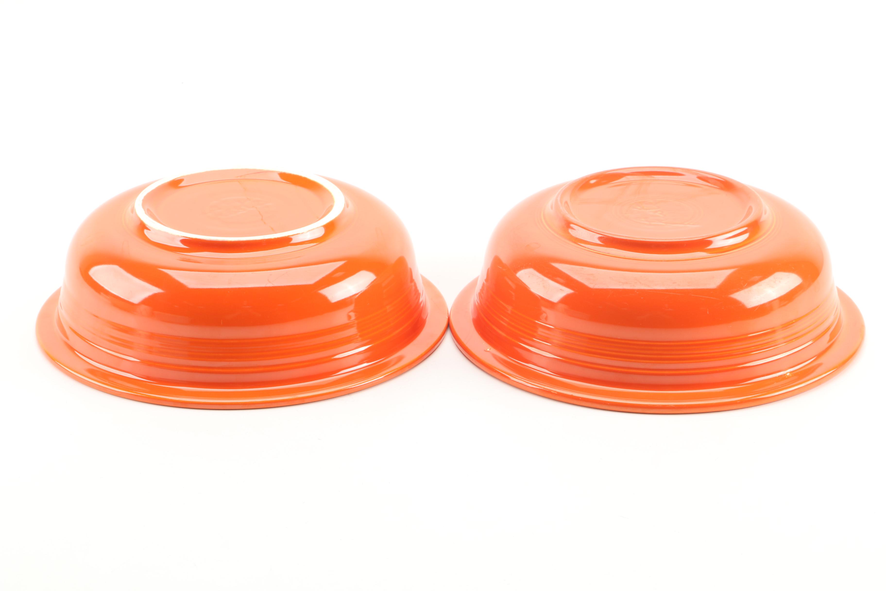 Homer Laughlin "Fiesta" Serving Bowls