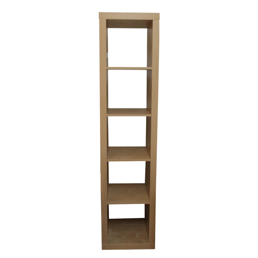 Open Back Bookcase or Display Cabinet with Oak Veneer