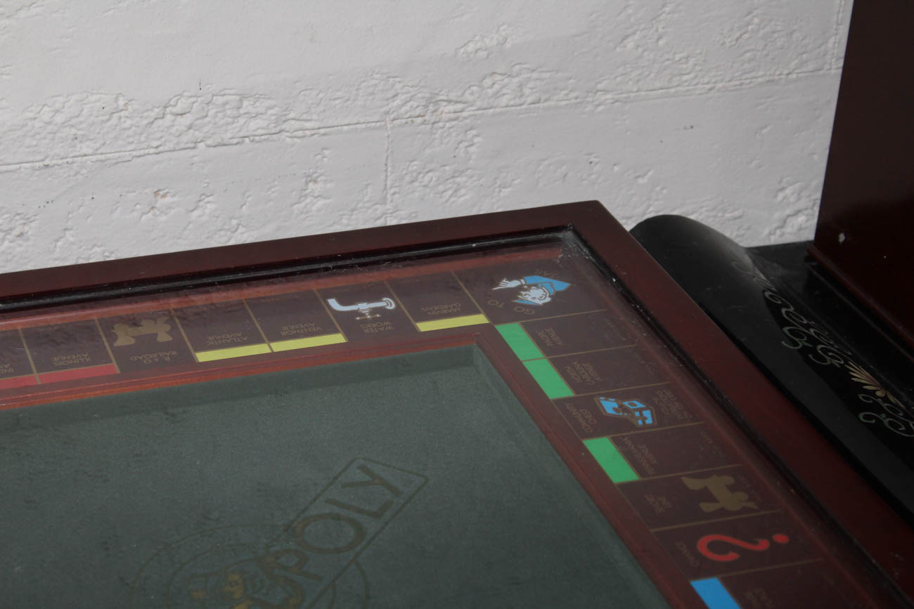 Wooden Monopoly Game Table