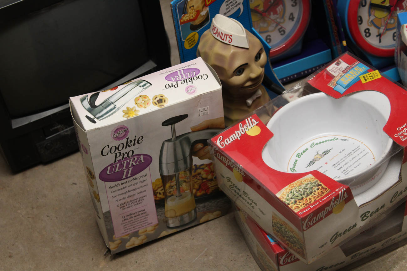 Assortment of Tableware and Kitchen Tools