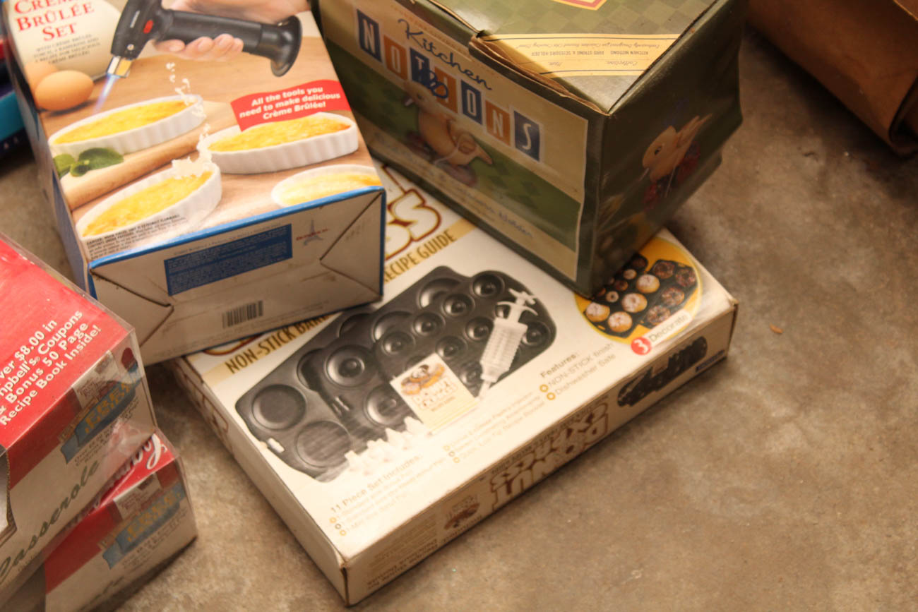 Assortment of Tableware and Kitchen Tools