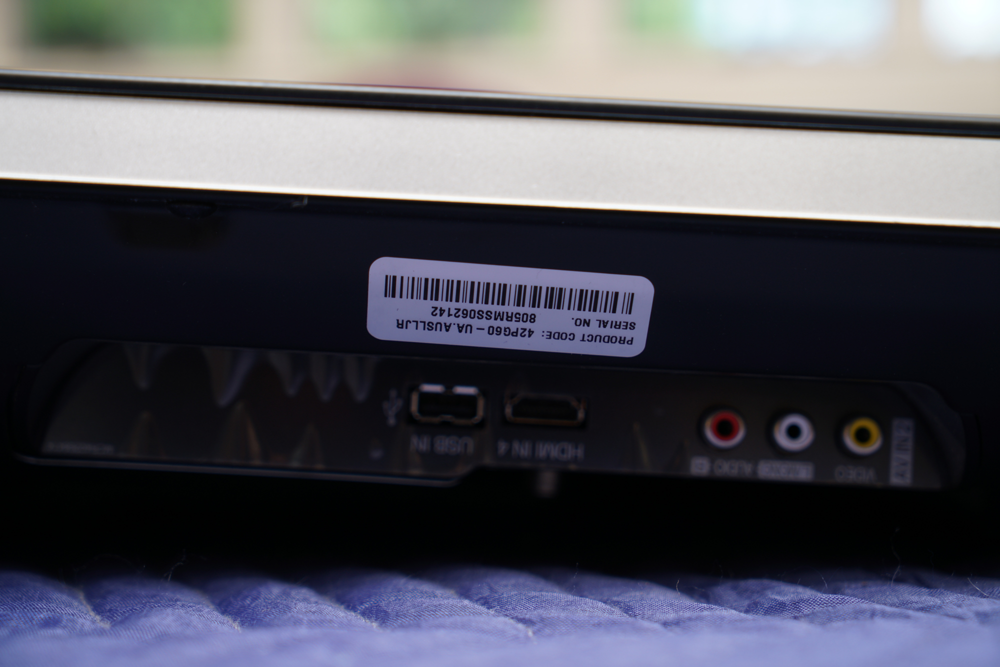 LG 42" Plasma TV with Leon Profile Hand-Crafted Stereo Speakers