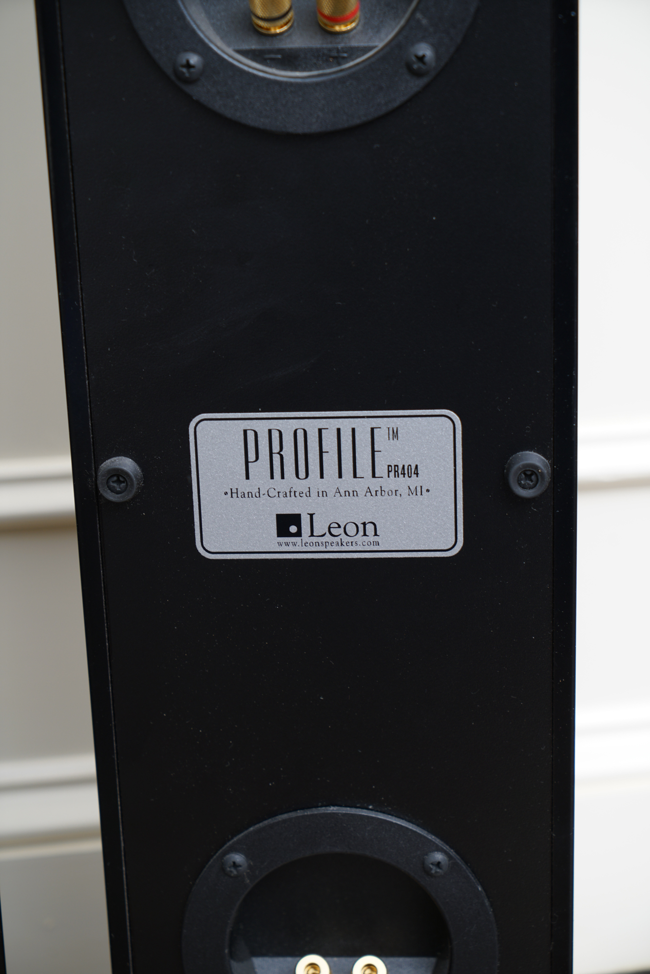 LG 42" Plasma TV with Leon Profile Hand-Crafted Stereo Speakers