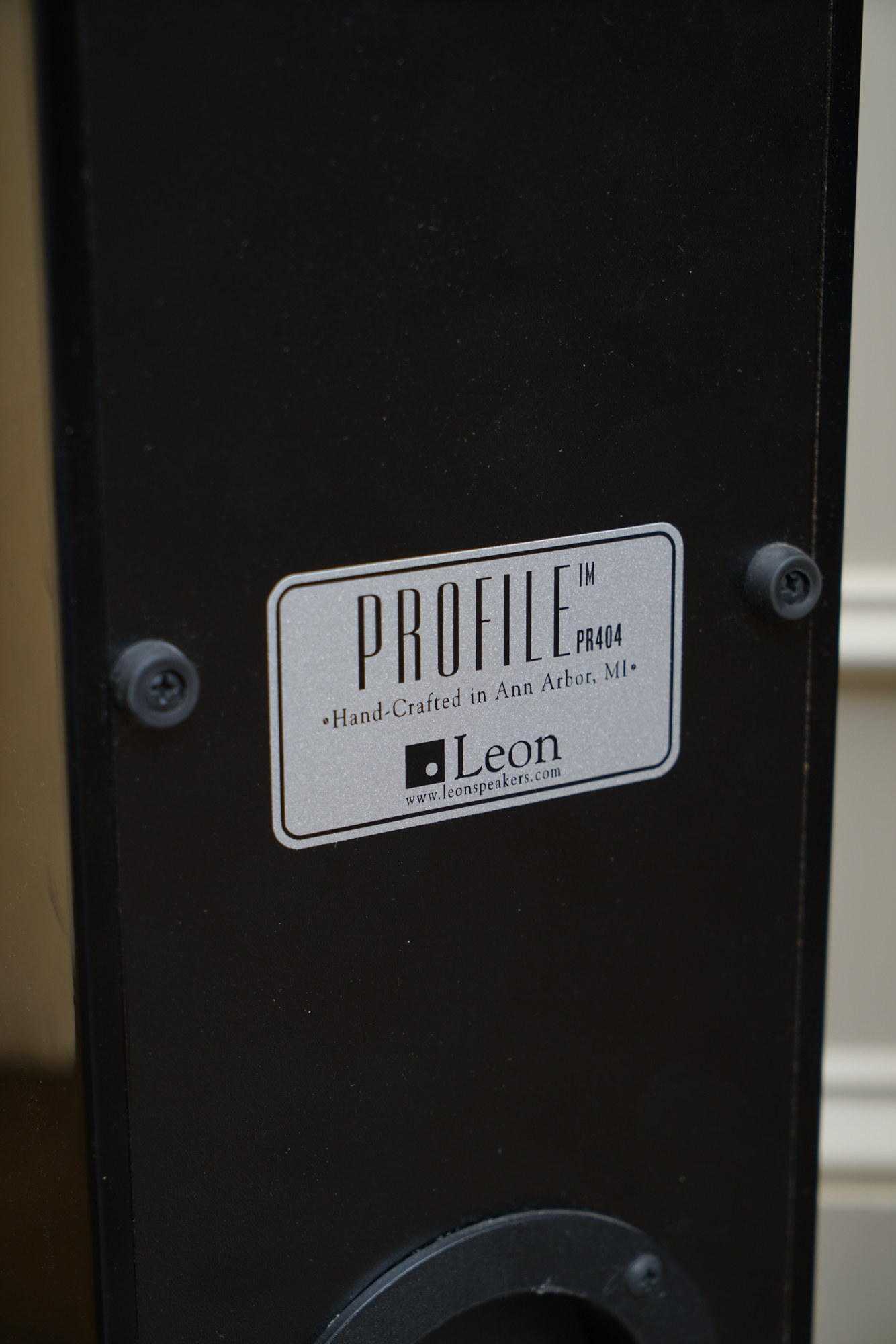 LG 42" Plasma TV with Leon Profile Hand-Crafted Stereo Speakers