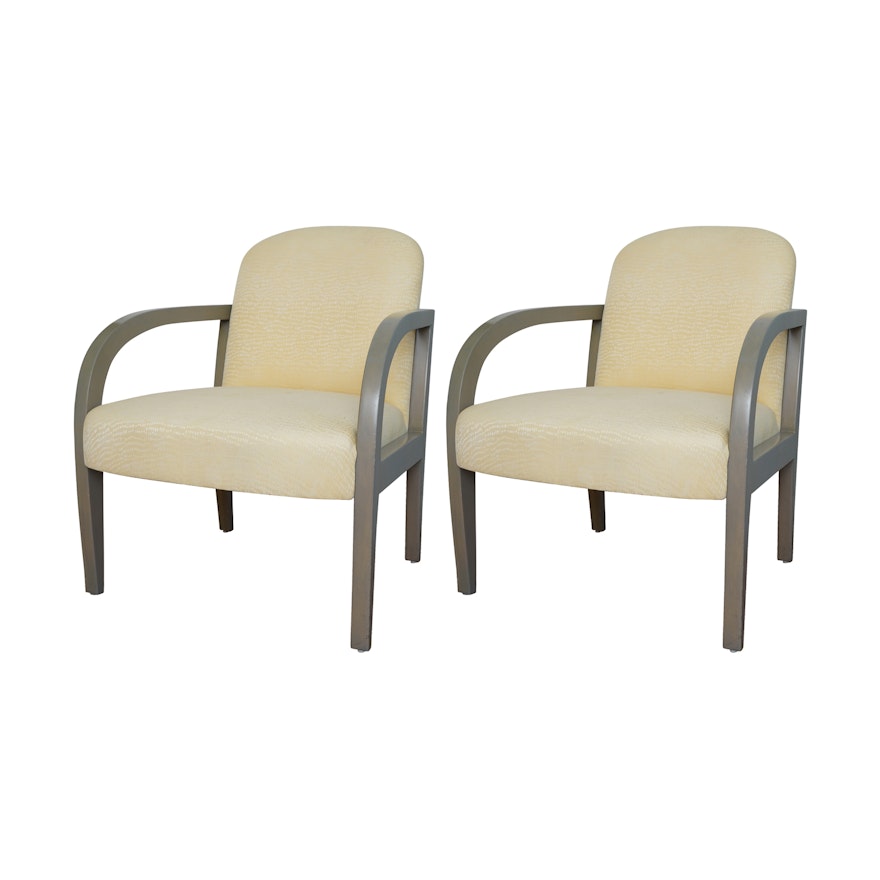 Pair of Modern Armchairs by Donghia