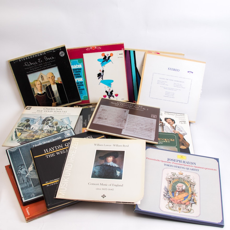 Grouping of Classical and Orchestral LP Records