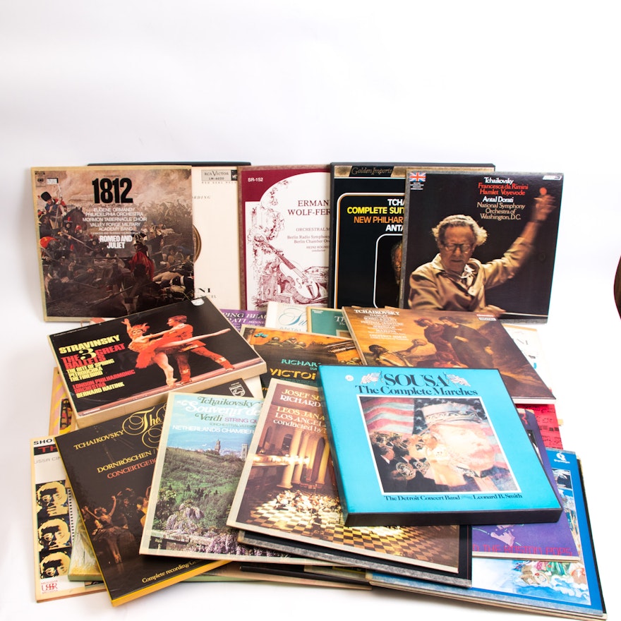 Large Collection of Classical and Orchestral LP Records