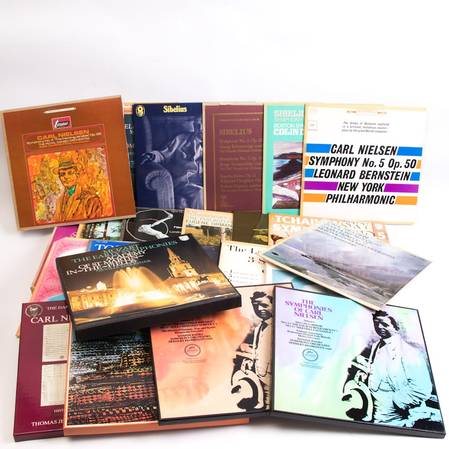 Assortment of Classical and Orchestral LP Records