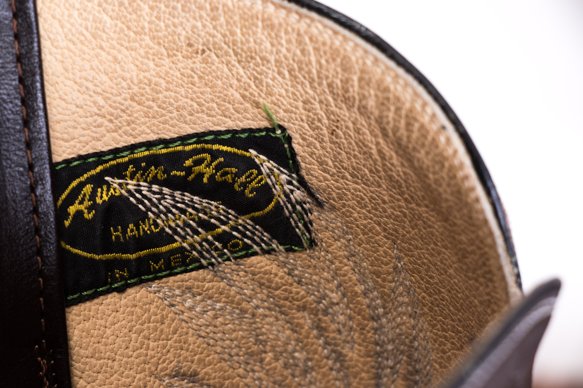 Men's Tony Lama and Austin Hall Snakeskin And Leather Cowboy Boots