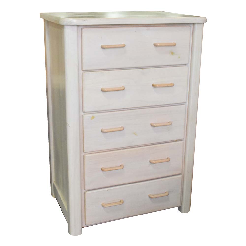 White Wash Chest of Drawers