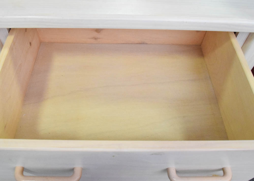 White Wash Chest of Drawers