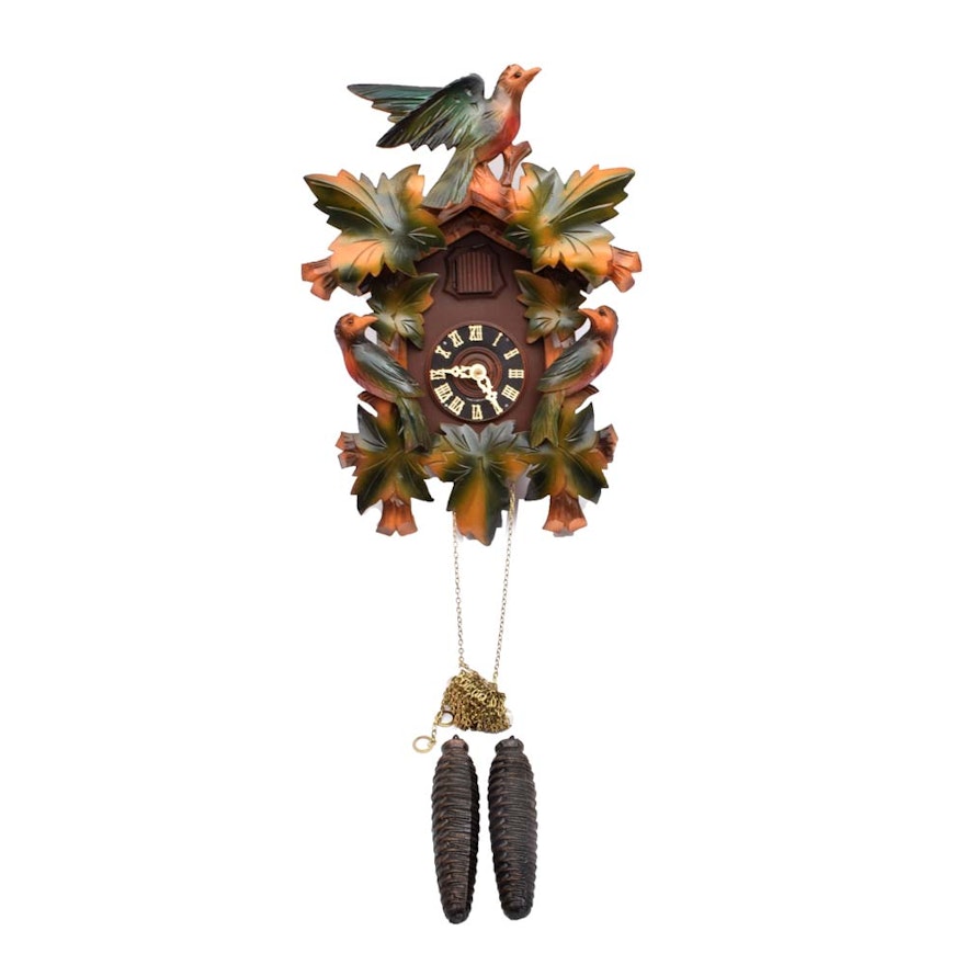 German U.S. Zone Bachmaier & Klemmer Cuckoo Clock