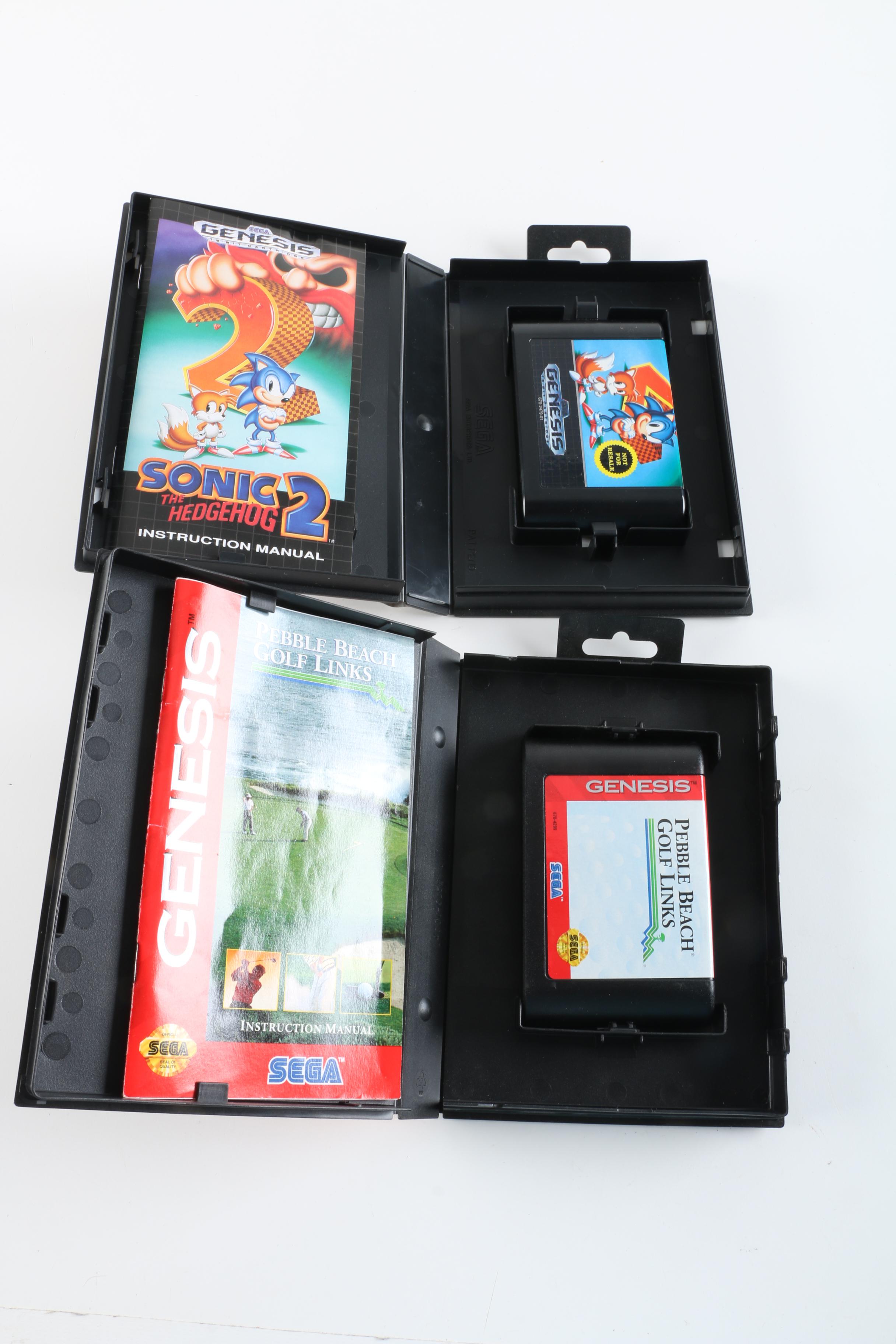 Sega Genesis Video Games Including Jurassic Park