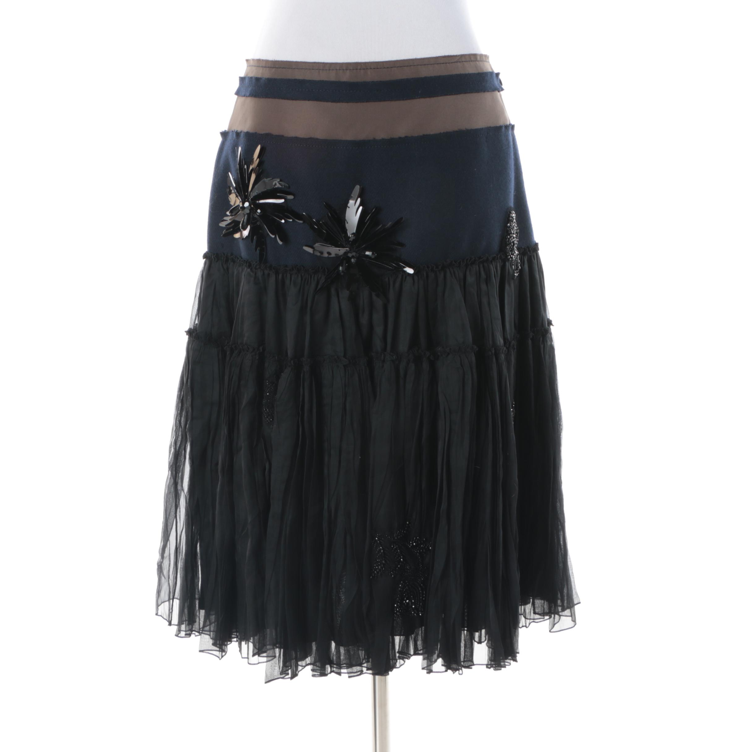 Prada Limited Edition Silk Skirt