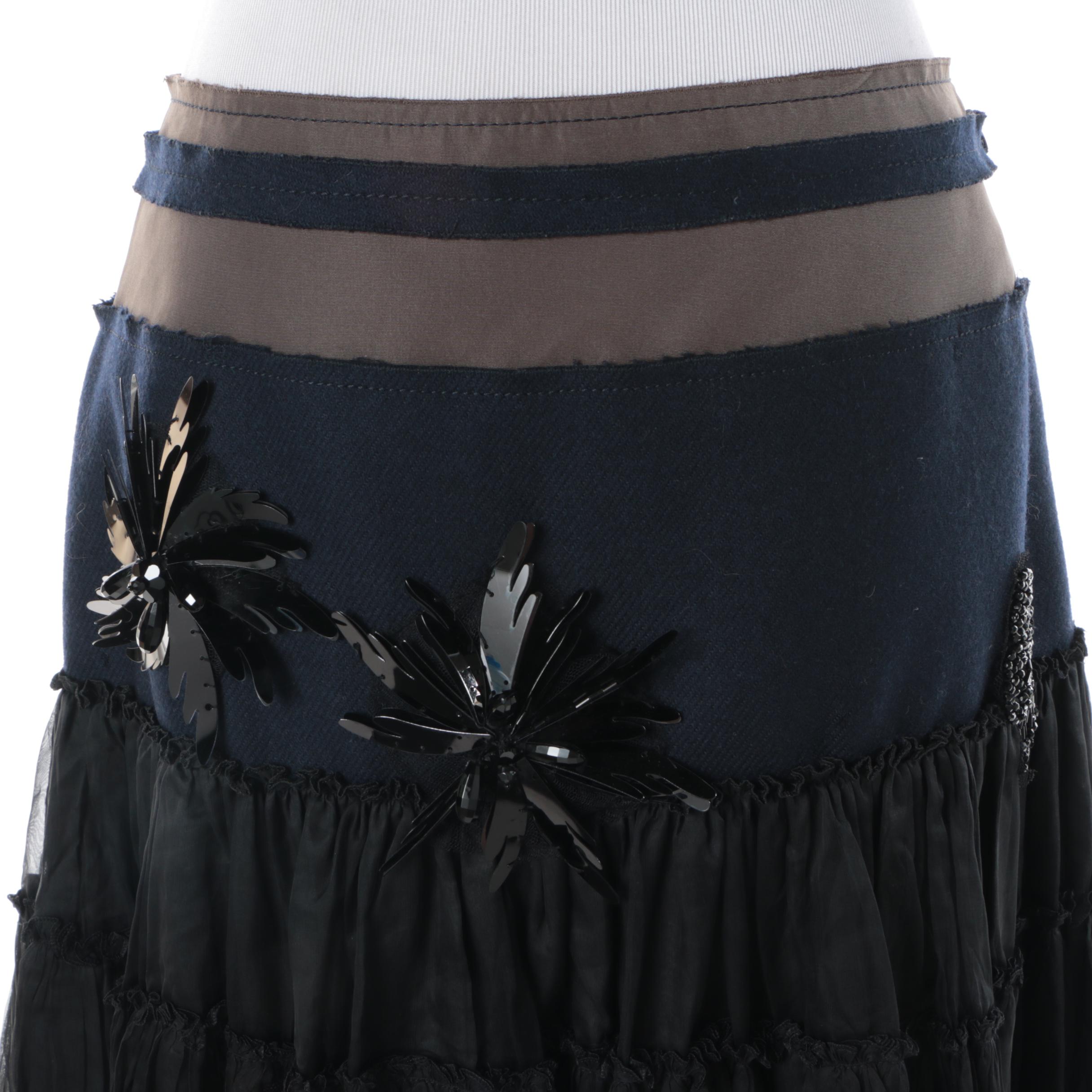 Prada Limited Edition Silk Skirt