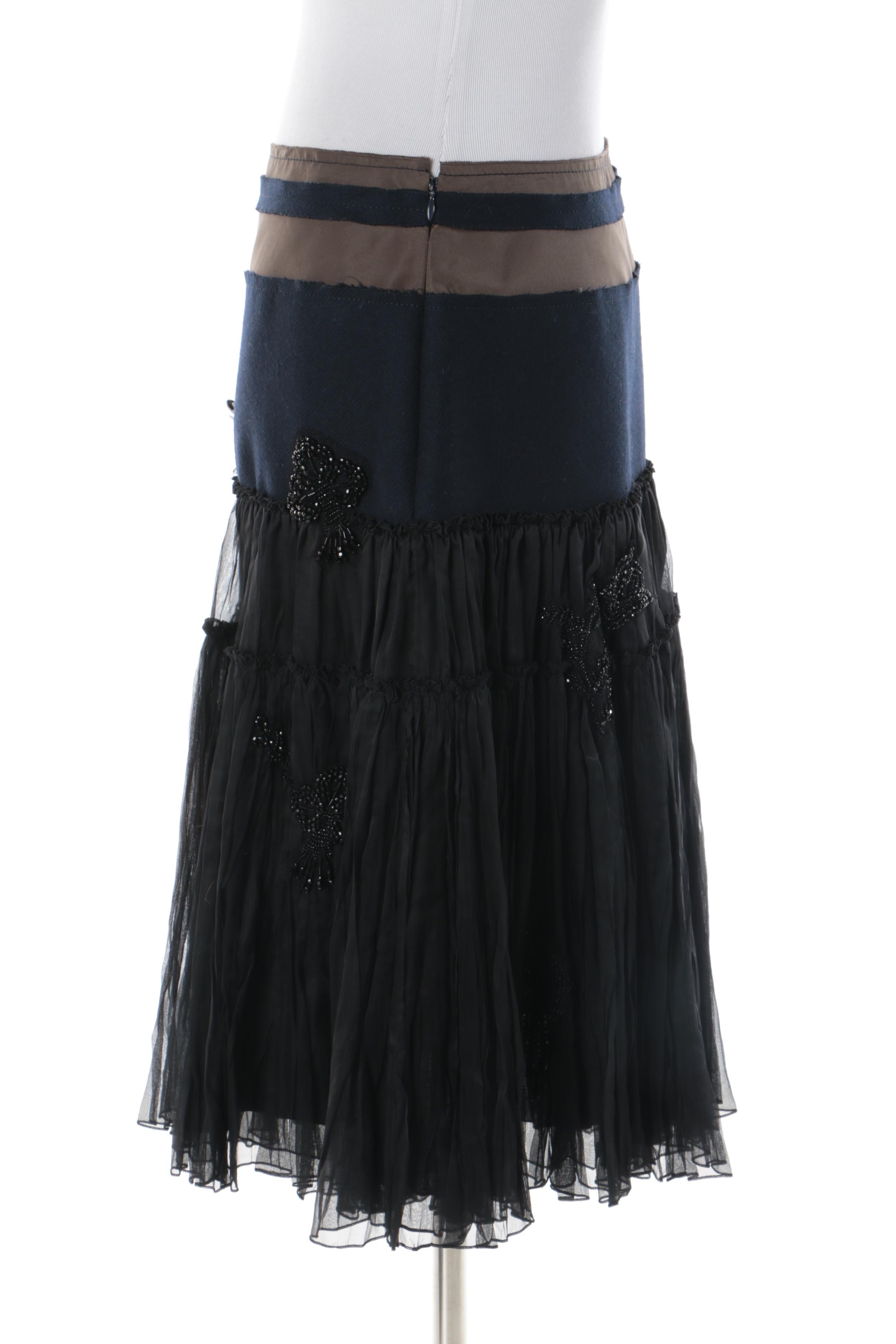 Prada Limited Edition Silk Skirt