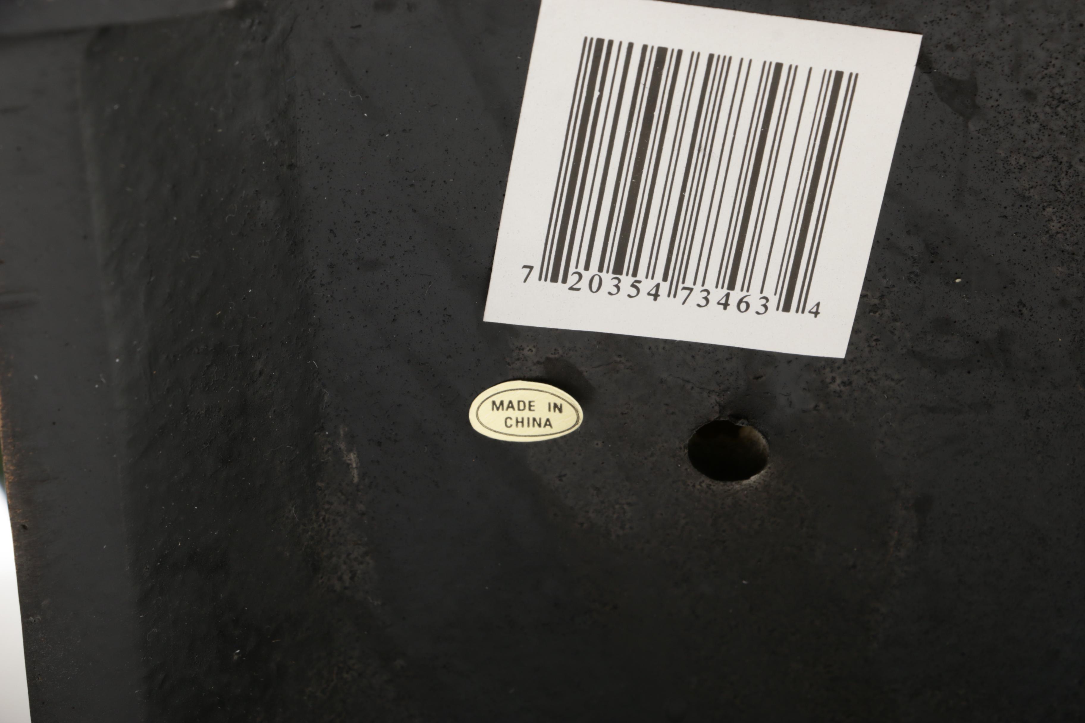 Contemporary Pedestal Vase and Hand-Painted Planter