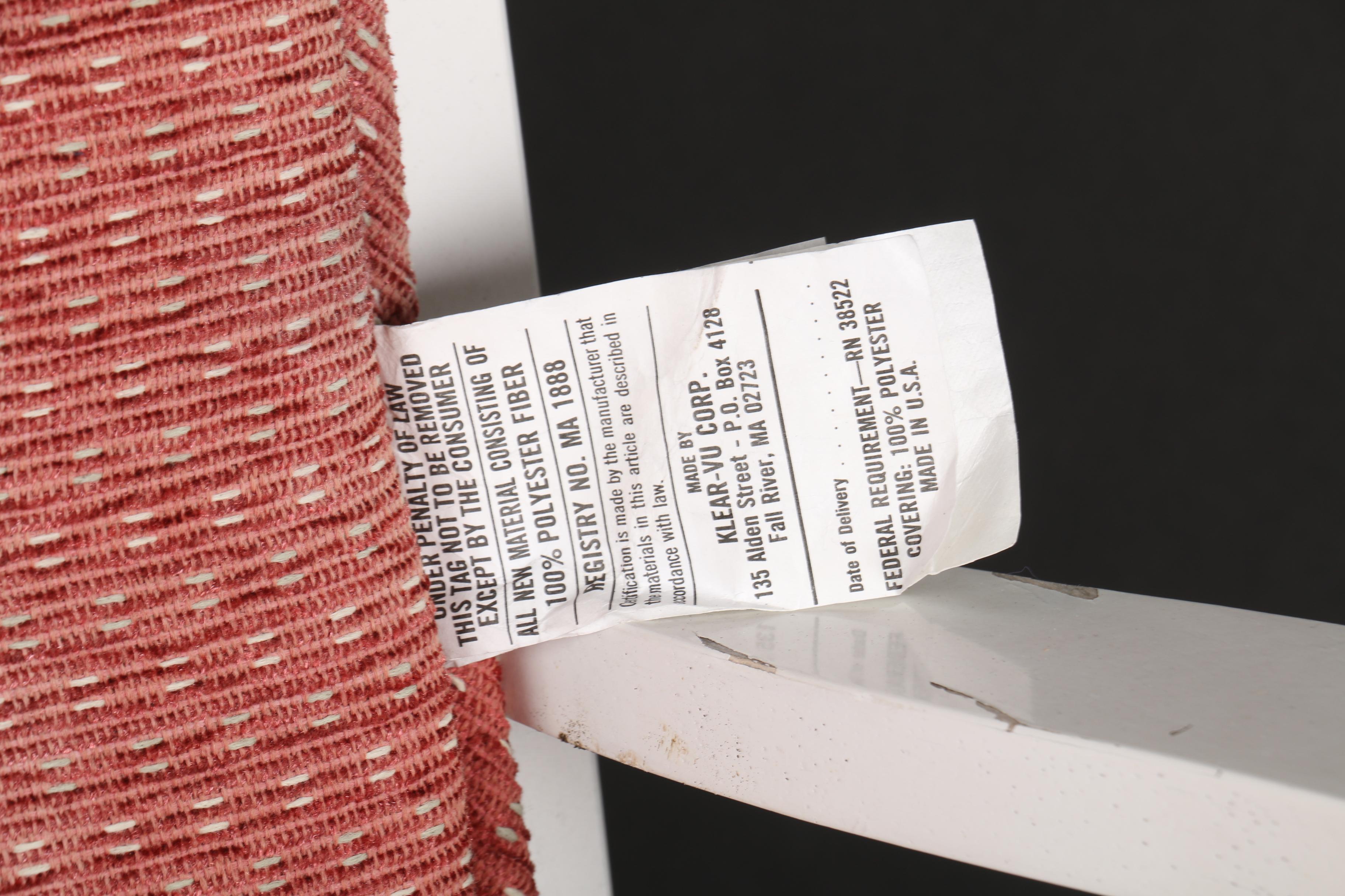 White Painted Slat Back Rocking Chair