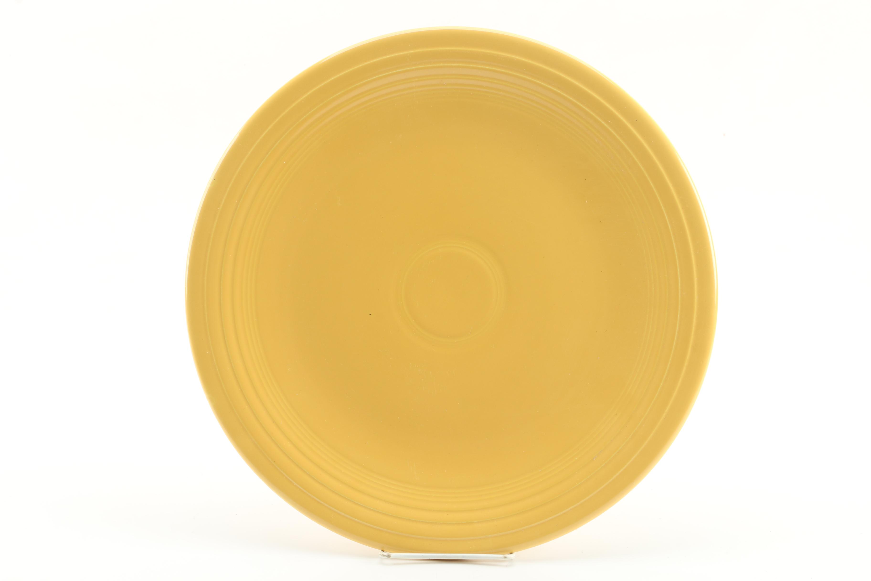 Vintage Homer Laughlin "Fiesta" Serving Platters and Lidded Casserole Dish