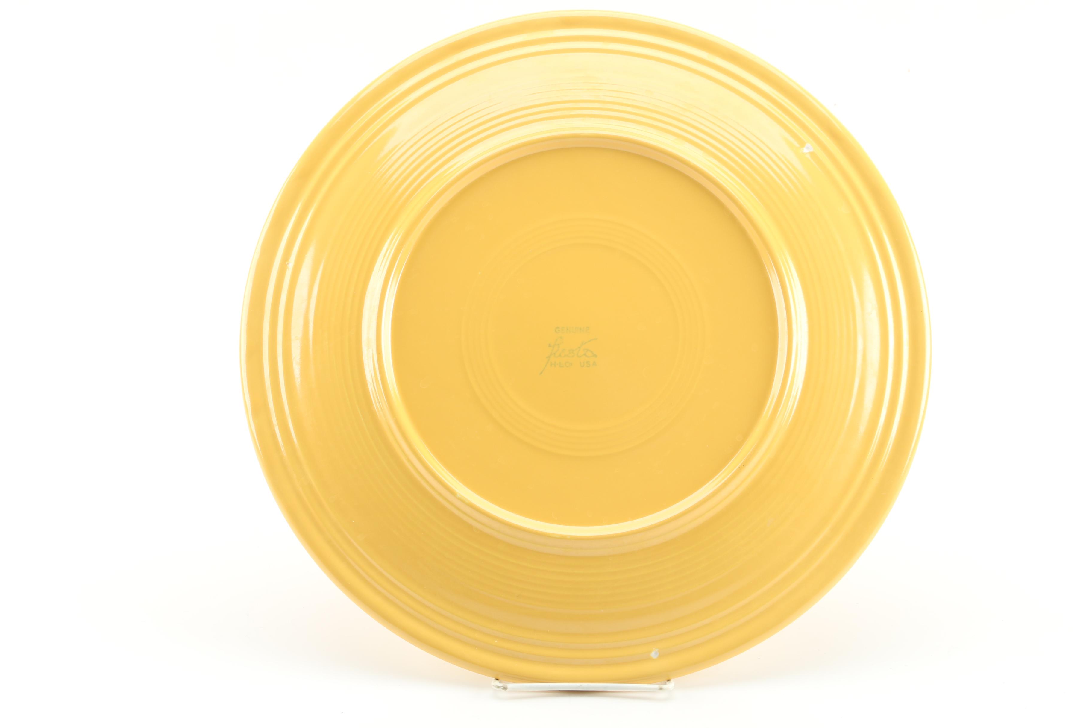 Vintage Homer Laughlin "Fiesta" Serving Platters and Lidded Casserole Dish