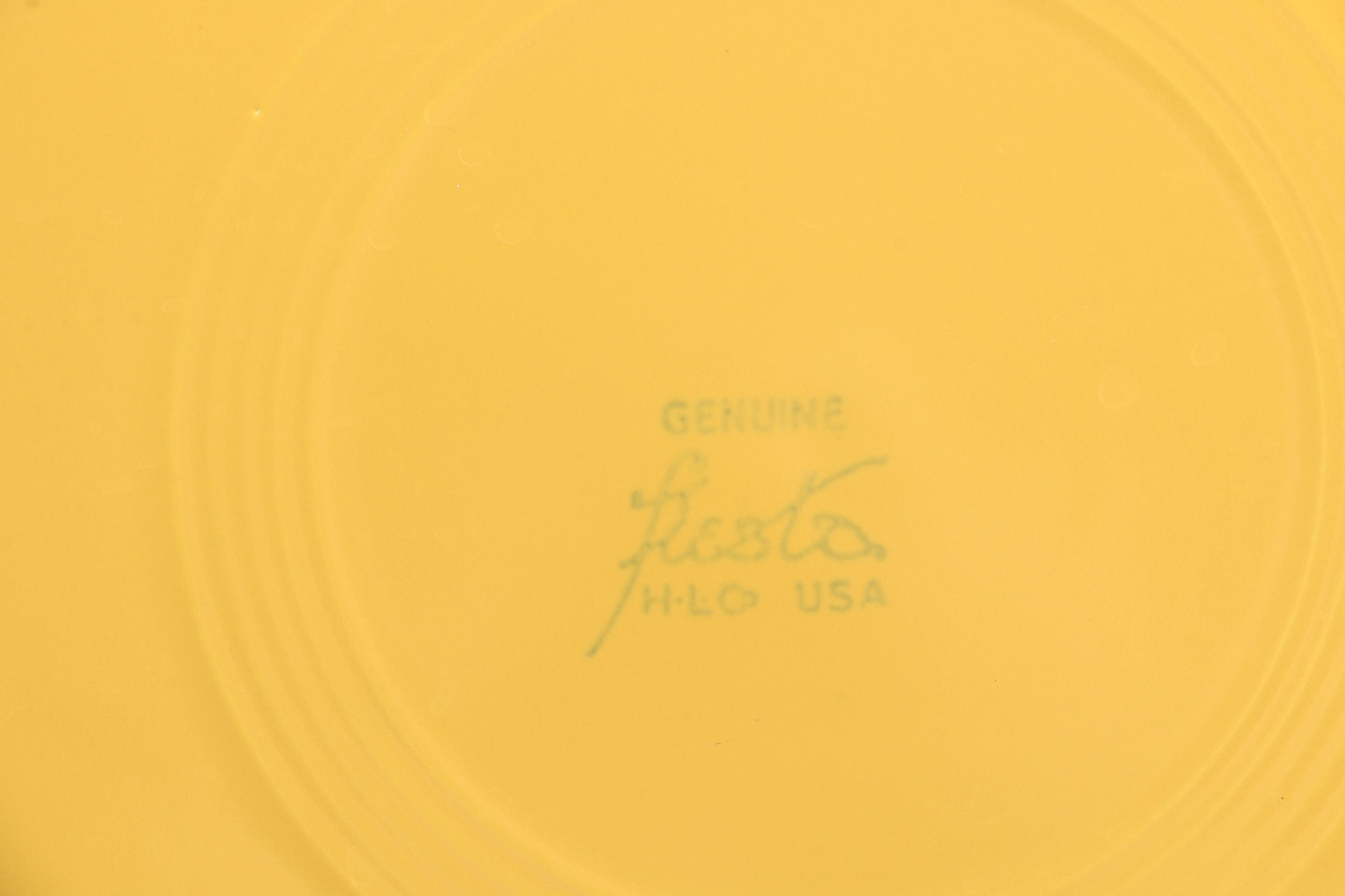 Vintage Homer Laughlin "Fiesta" Serving Platters and Lidded Casserole Dish