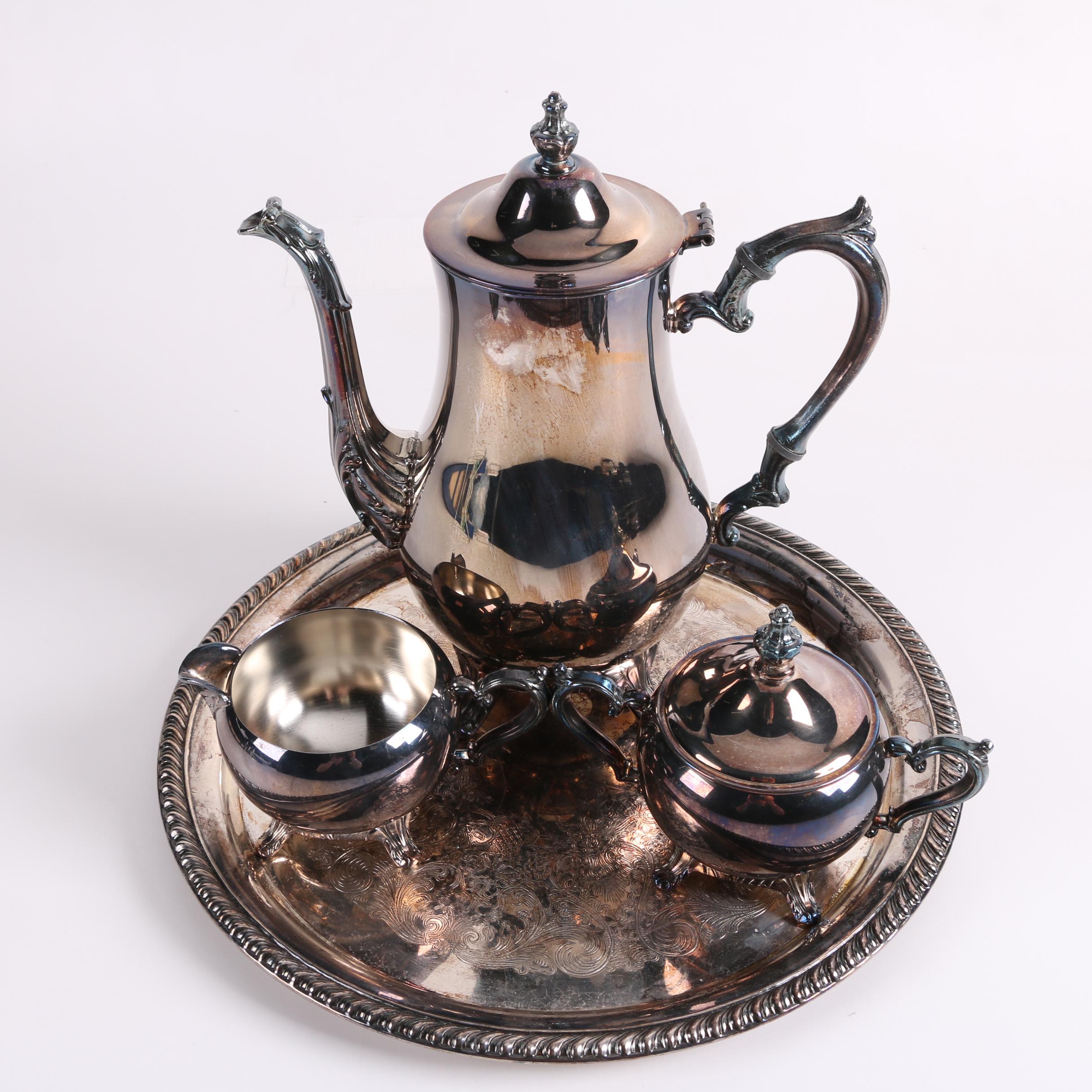 International Silver Co. Four-Piece Silver Plate Coffee Service Set