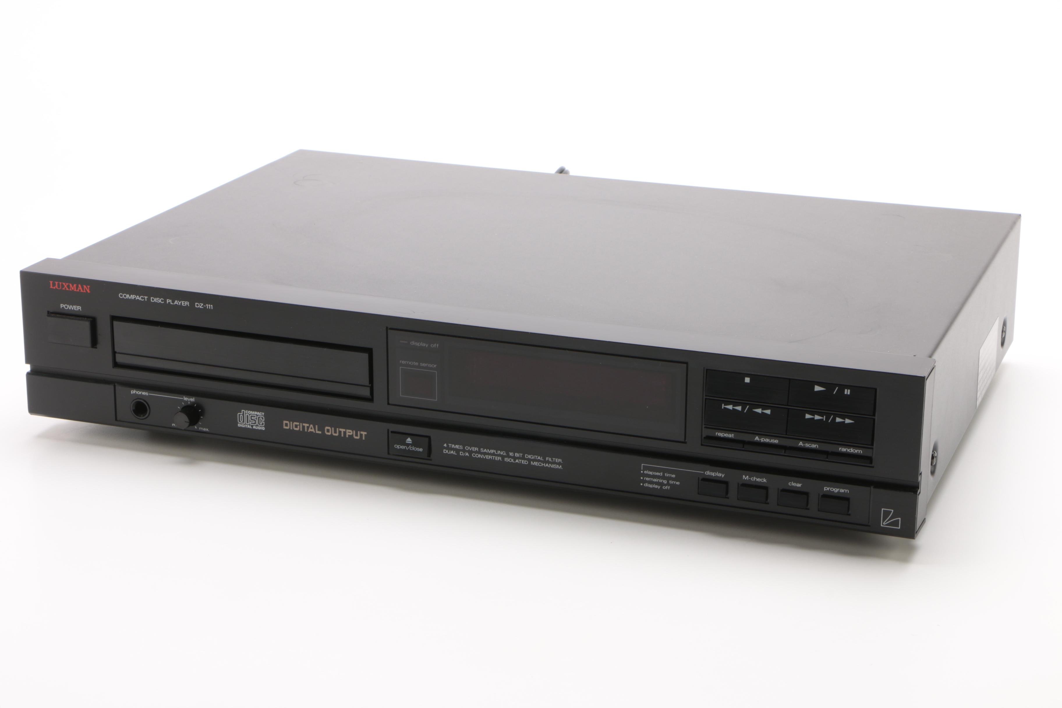 Luxman Audio Media Stereo Receiver, Compact Disc Player and Stereo Cassette Deck