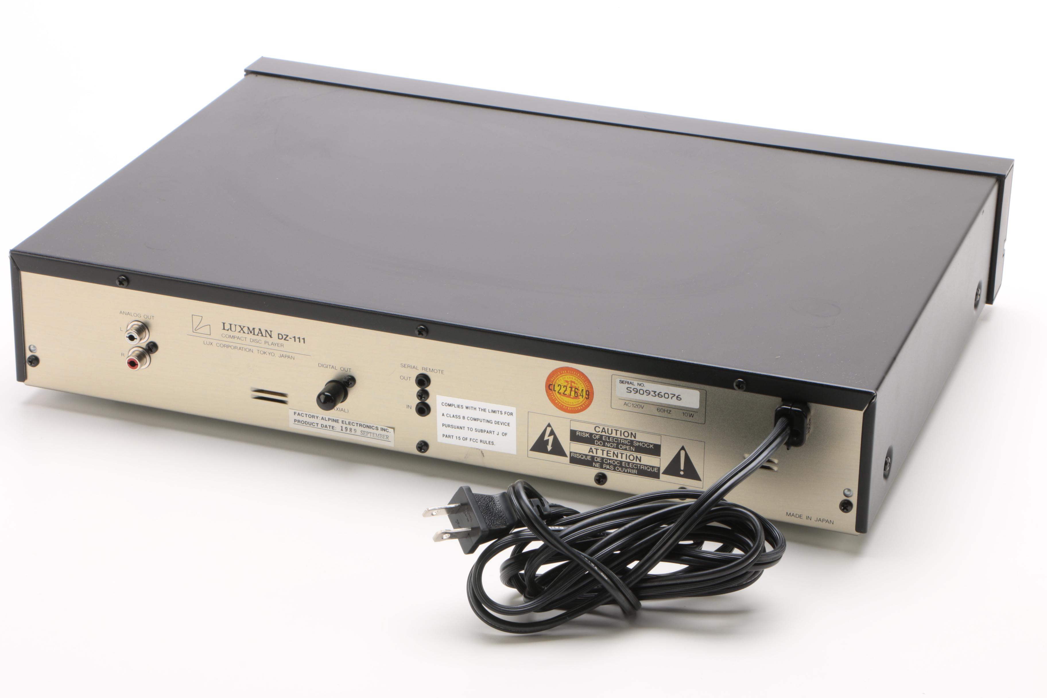 Luxman Audio Media Stereo Receiver, Compact Disc Player and Stereo Cassette Deck