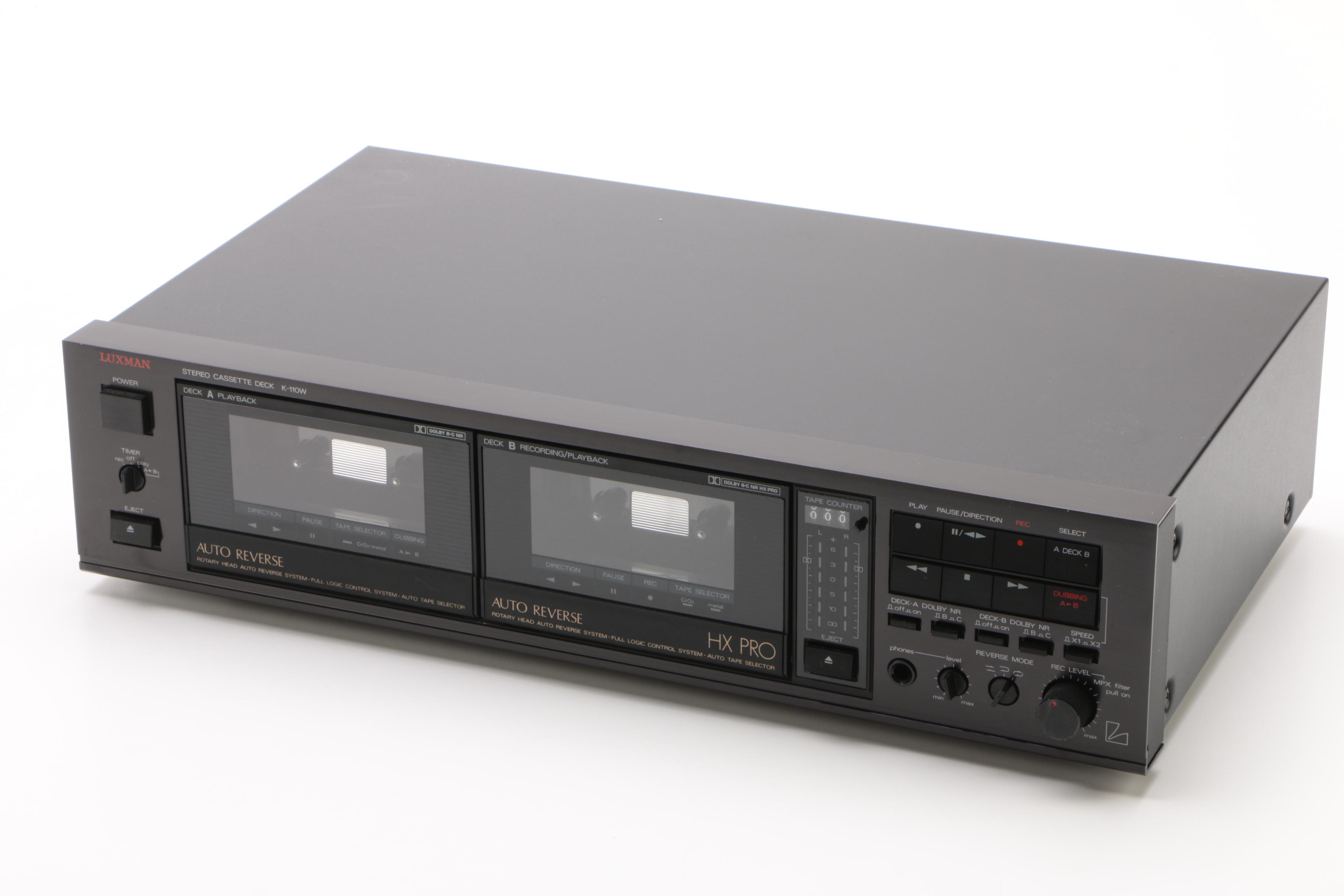 Luxman Audio Media Stereo Receiver, Compact Disc Player and Stereo Cassette Deck
