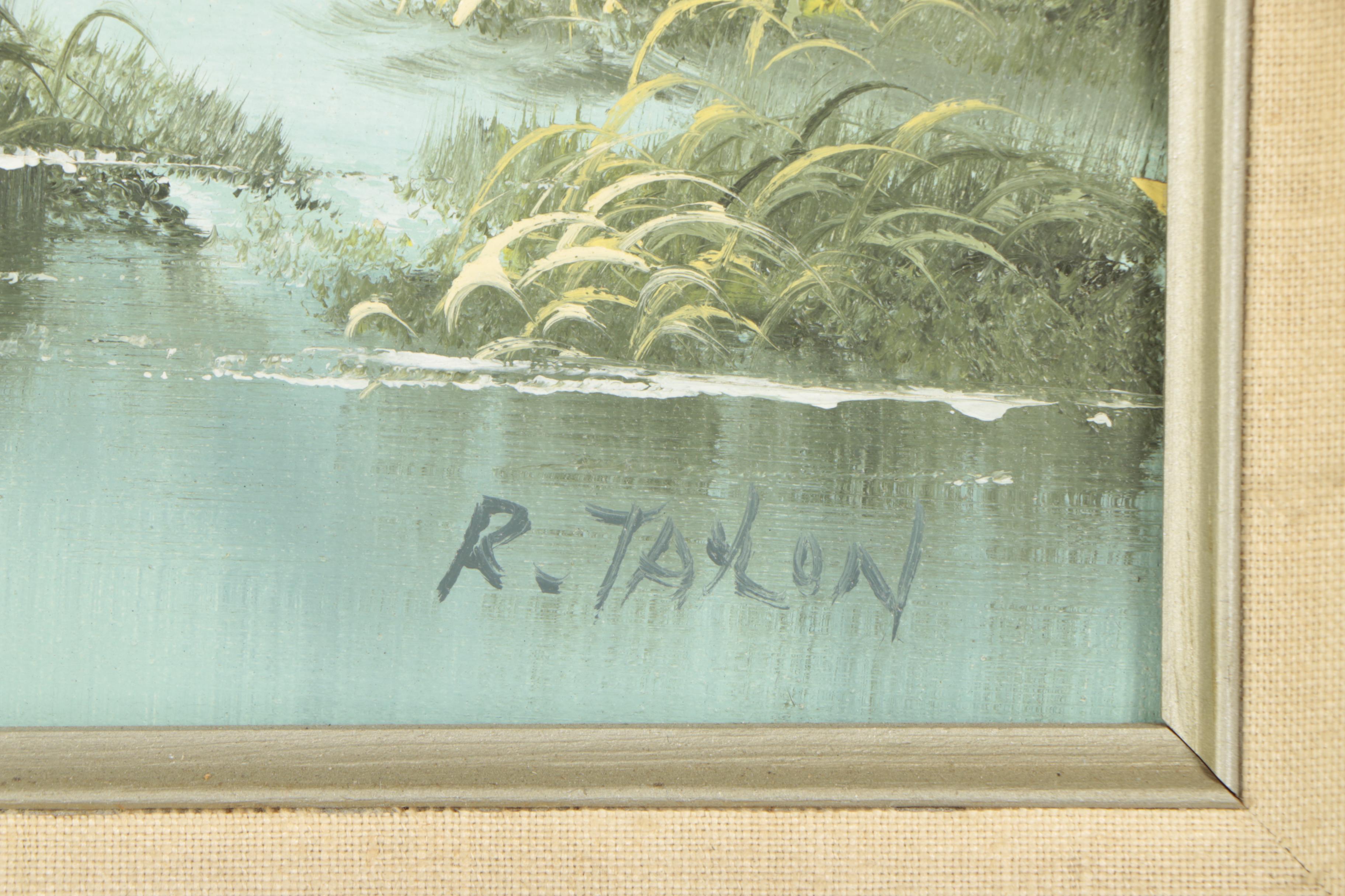 R. Taylor and Adair Late 20th Century Oil Paintings