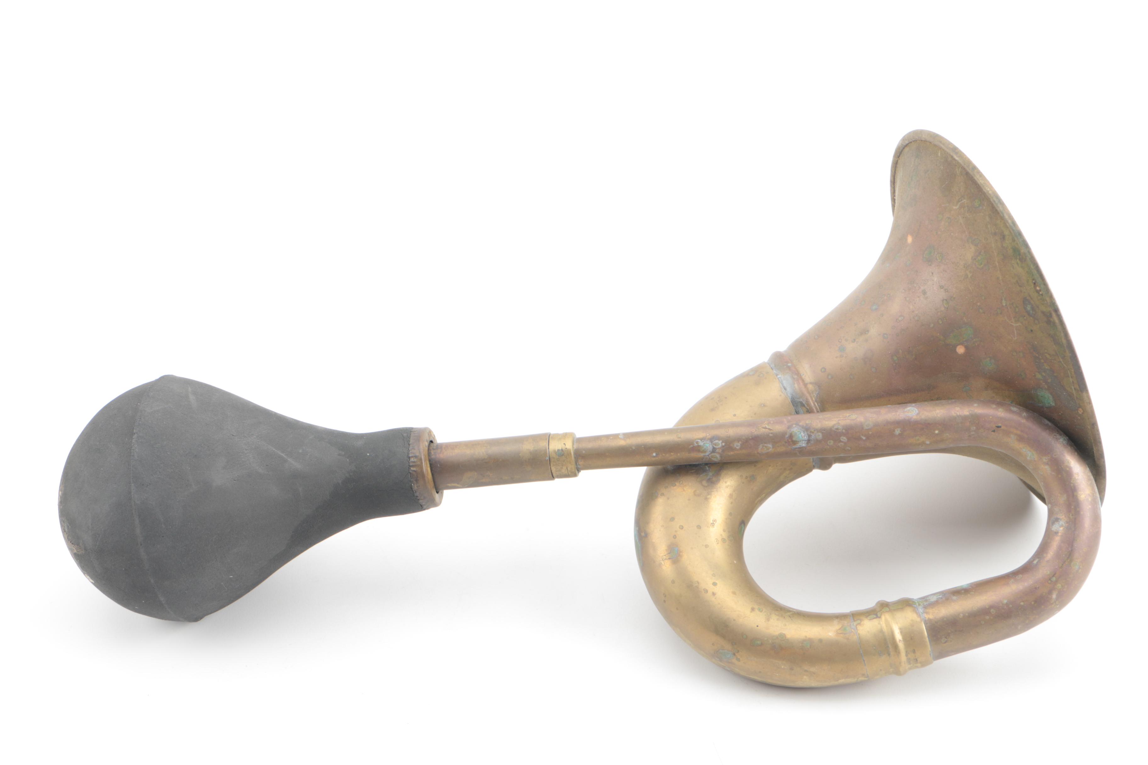 Vintage Brass Automobile Horn