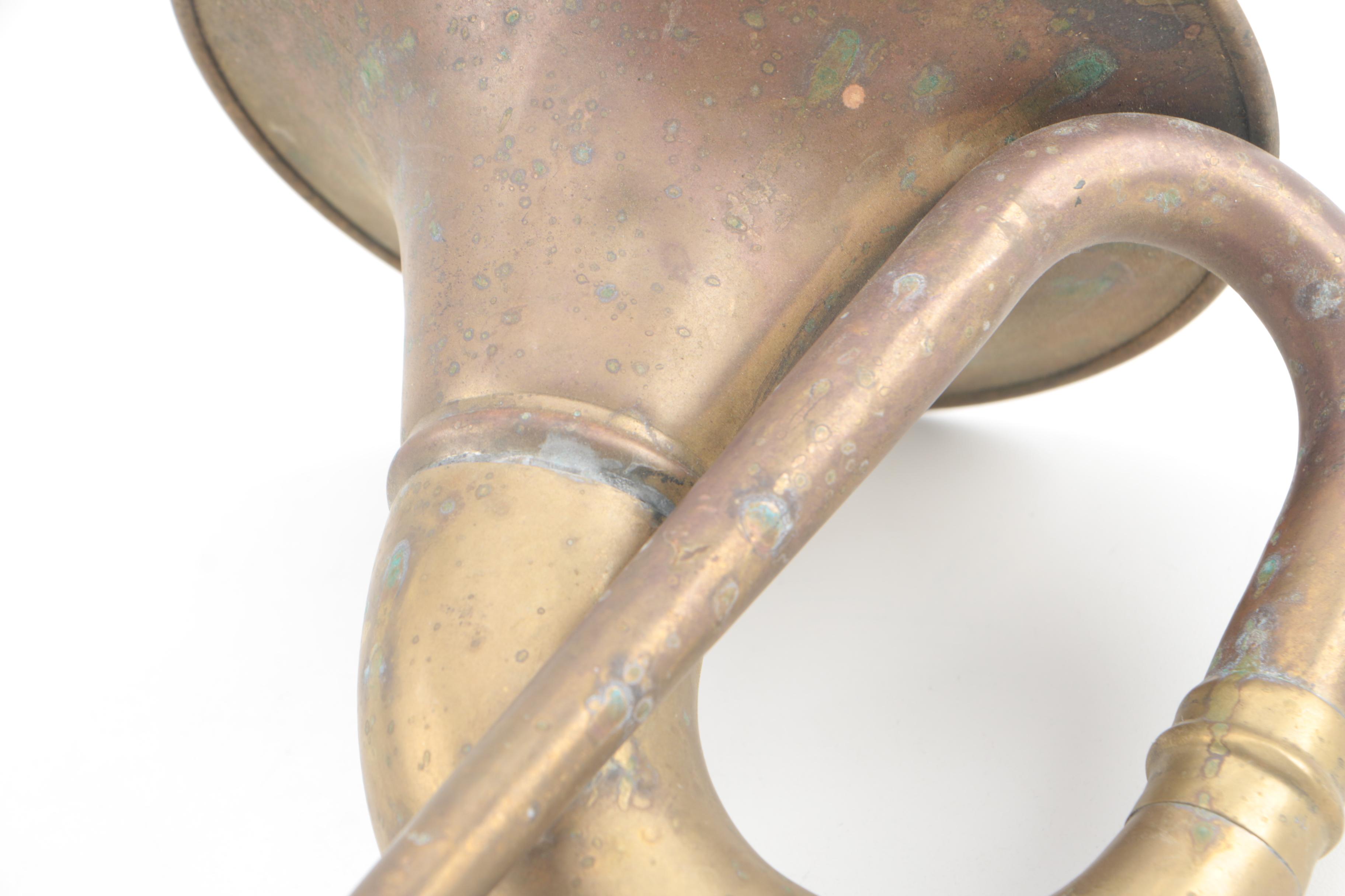 Vintage Brass Automobile Horn