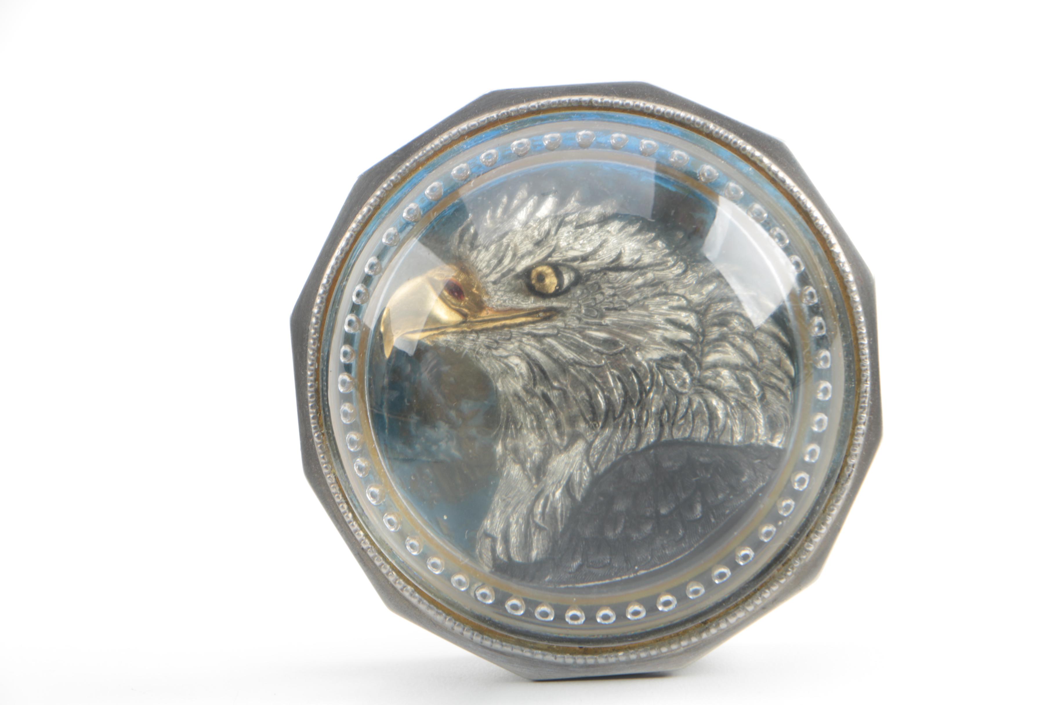 Vintage Limited Edition Meadow Mountain Designs Bald Eagle Paperweight