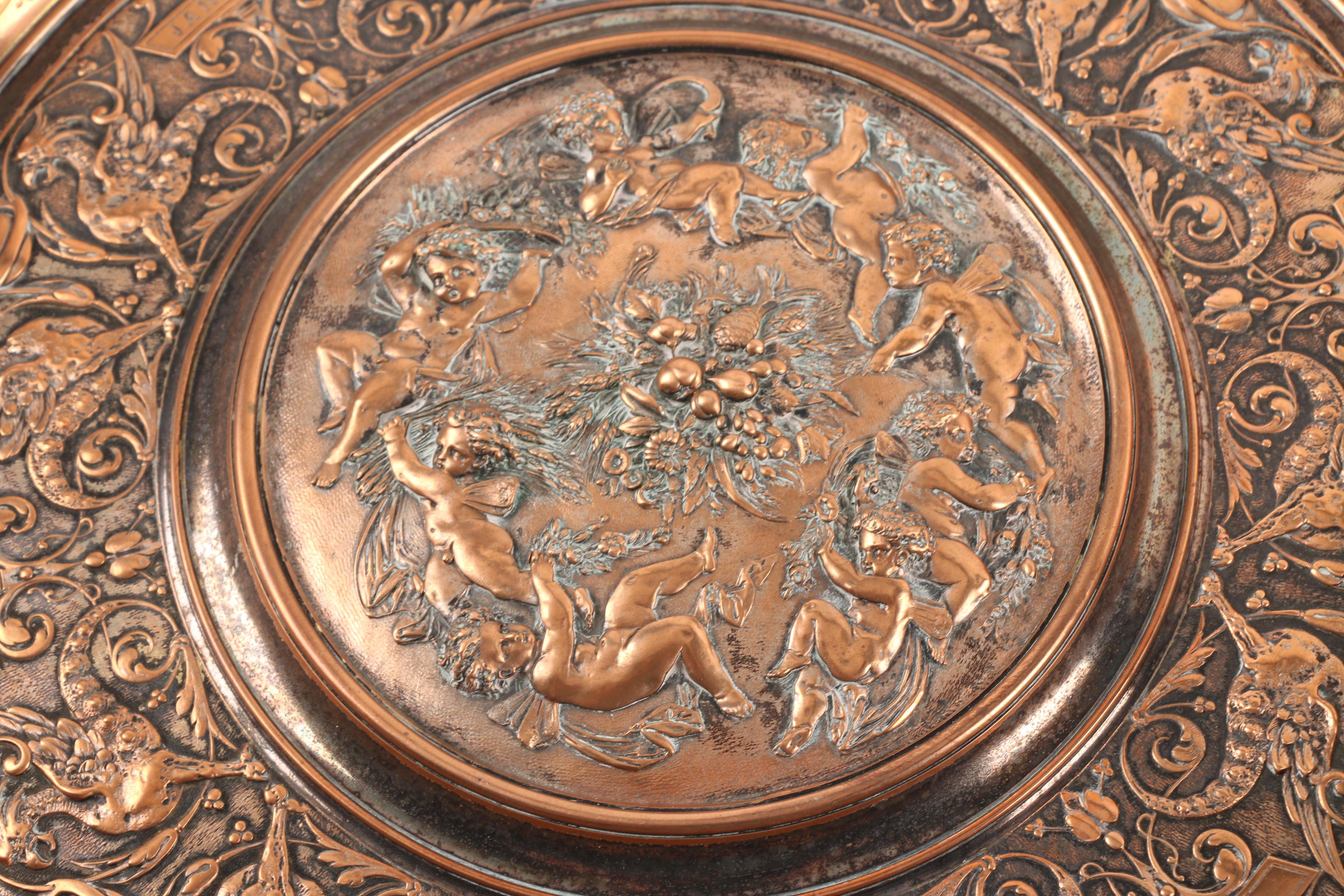 Elkington Royal Alfred Yacht Club 1872 Plated Repoussé Trophy