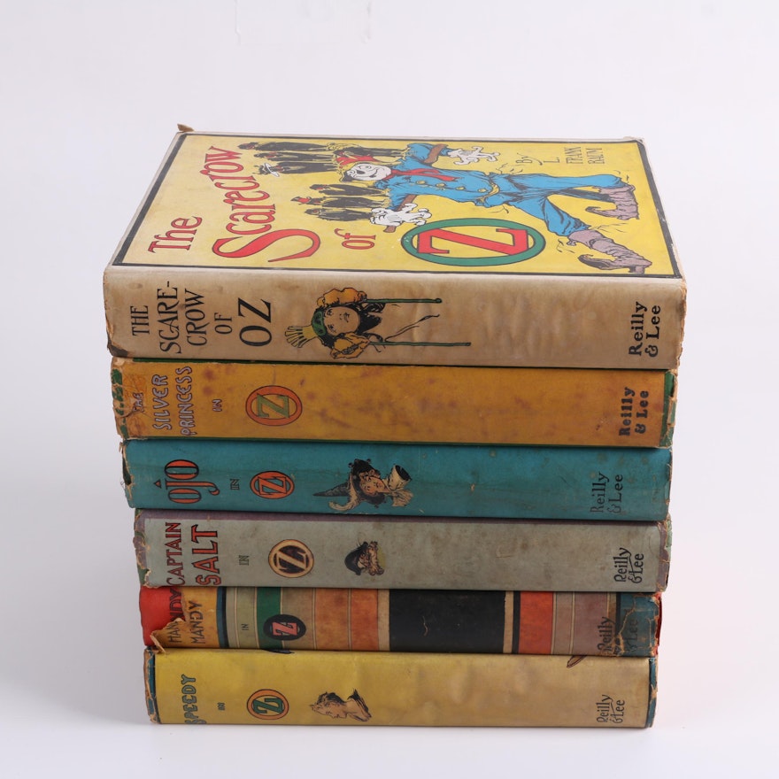 "Oz" Books by L. Frank Baum and Ruth Plumly Thompson Including "Ojo in Oz"