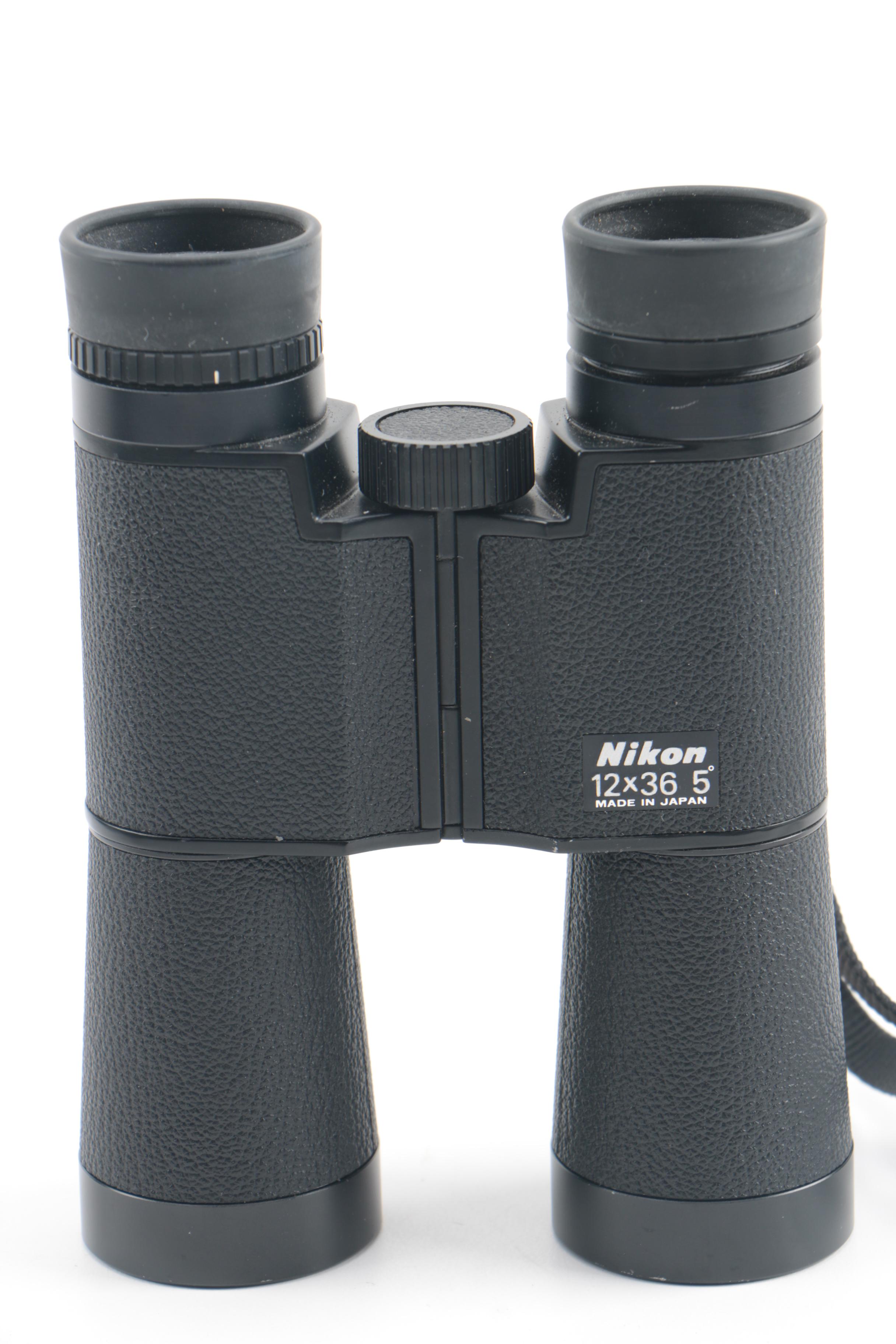 Vintage Nikon Binoculars with Case