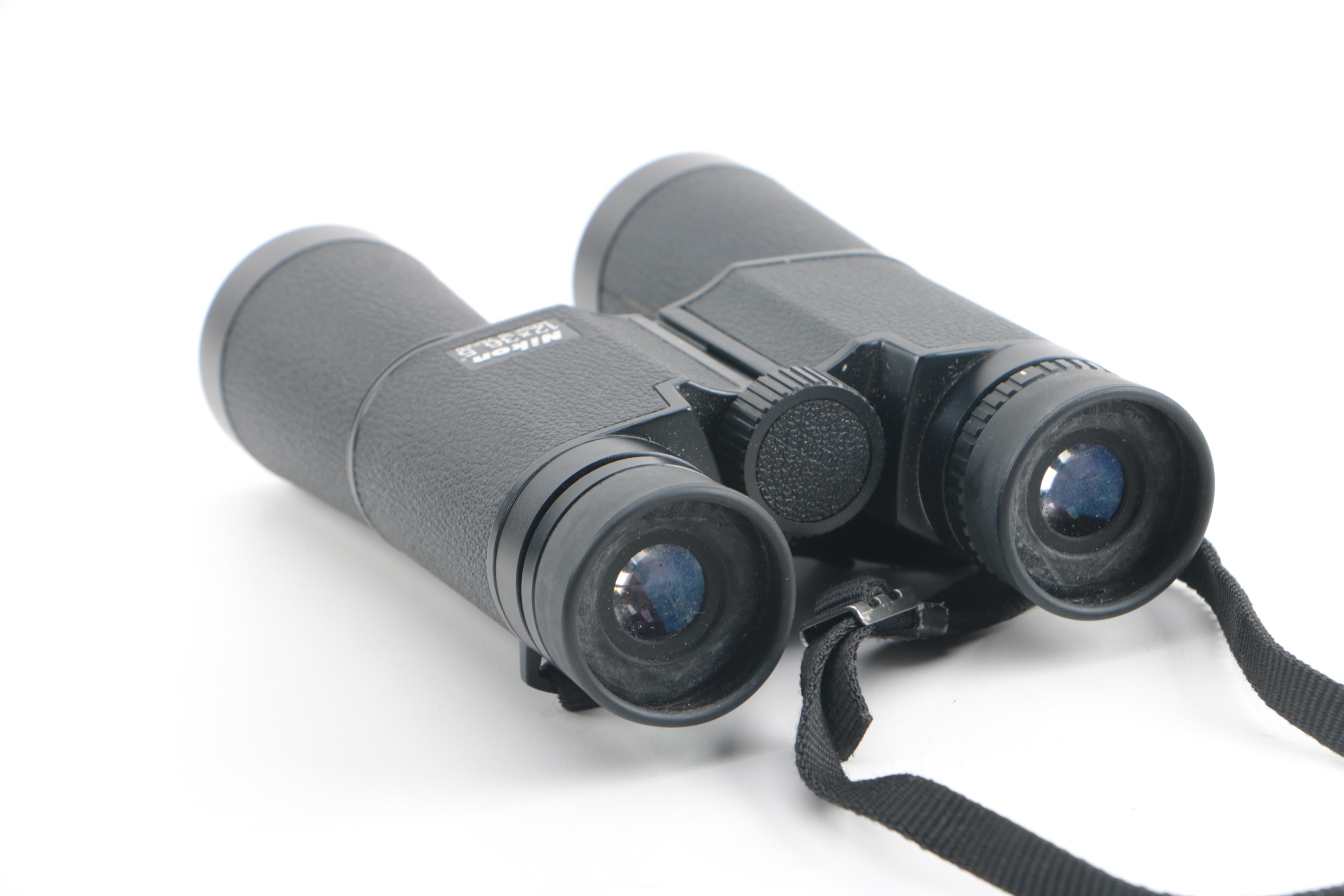 Vintage Nikon Binoculars with Case