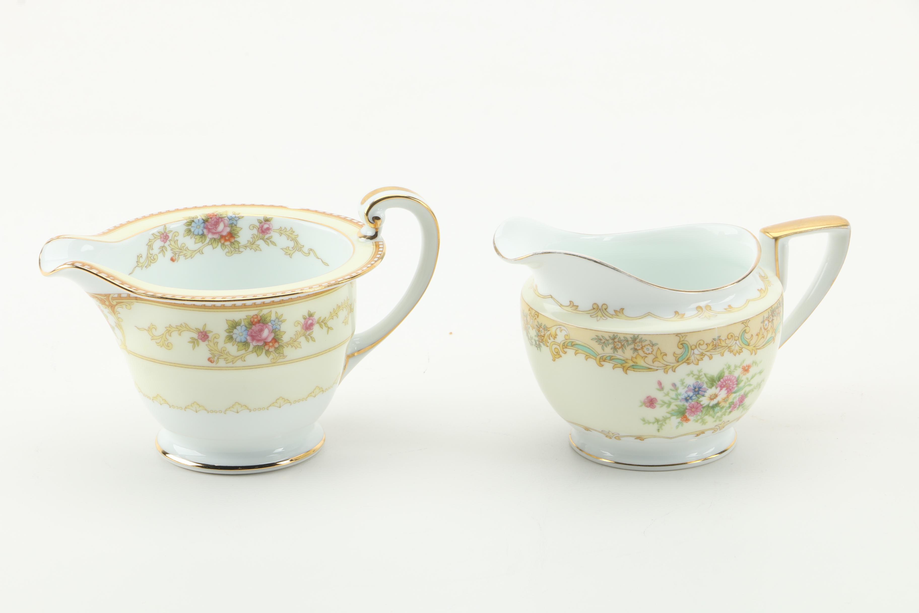 Vintage Noritake Porcelain Dinnerware Featuring "Leona", "Allure", and "Acacia"