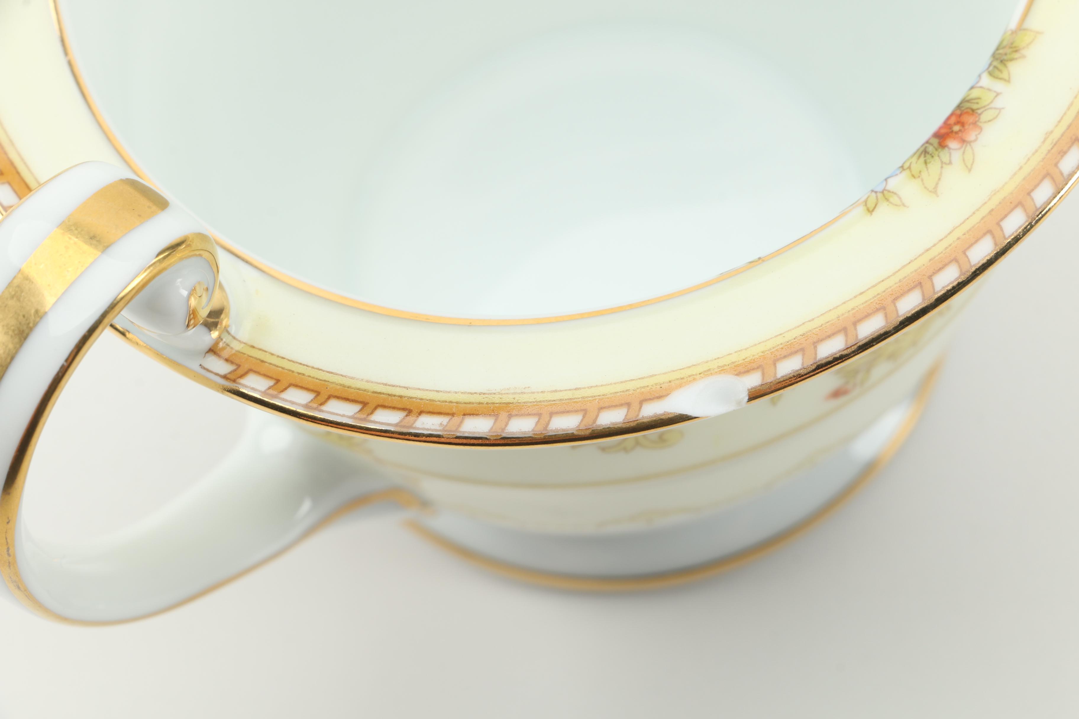 Vintage Noritake Porcelain Dinnerware Featuring "Leona", "Allure", and "Acacia"