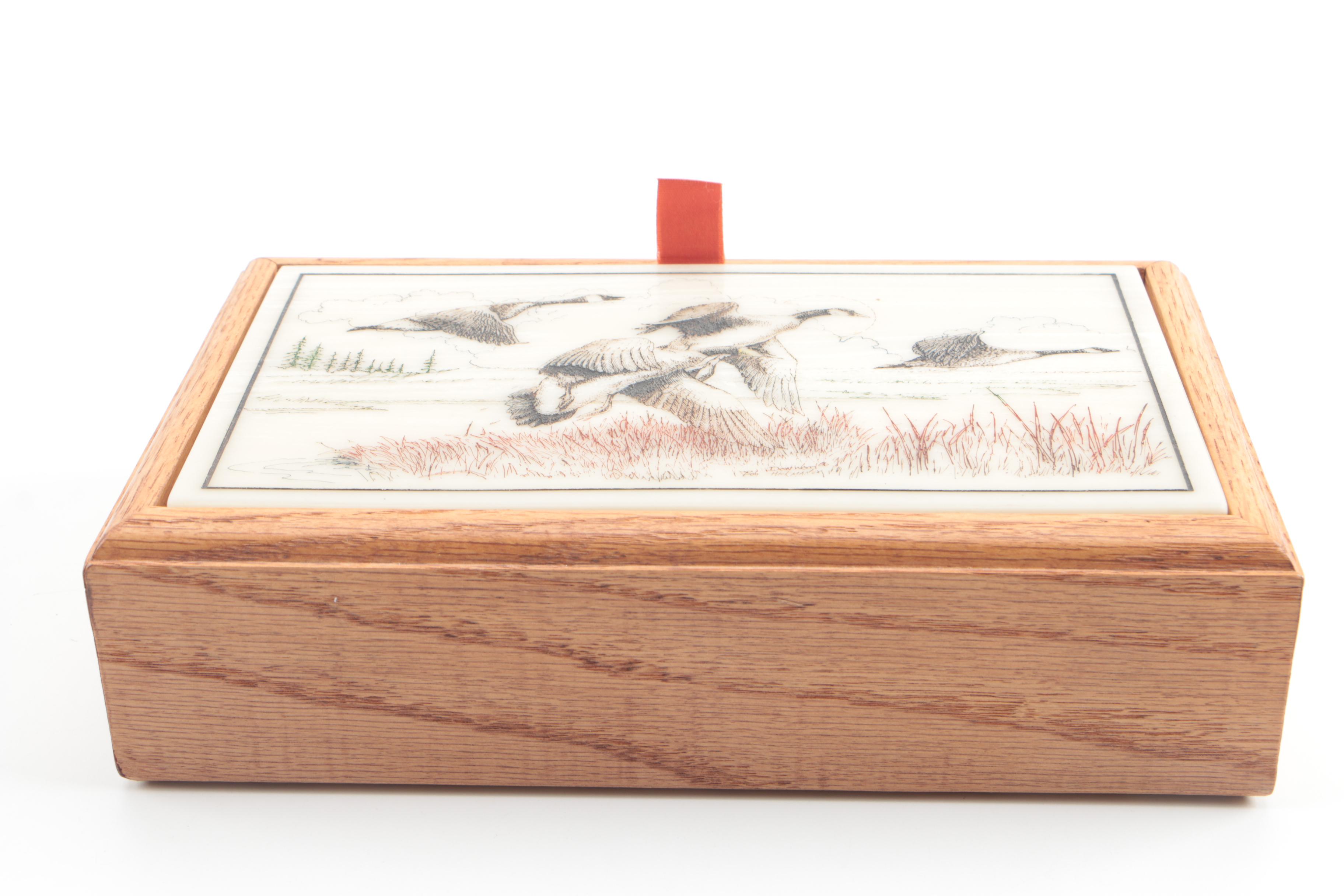 Limited Edition Buck Knife Model 110 in Wood Box With Etched Marble Top