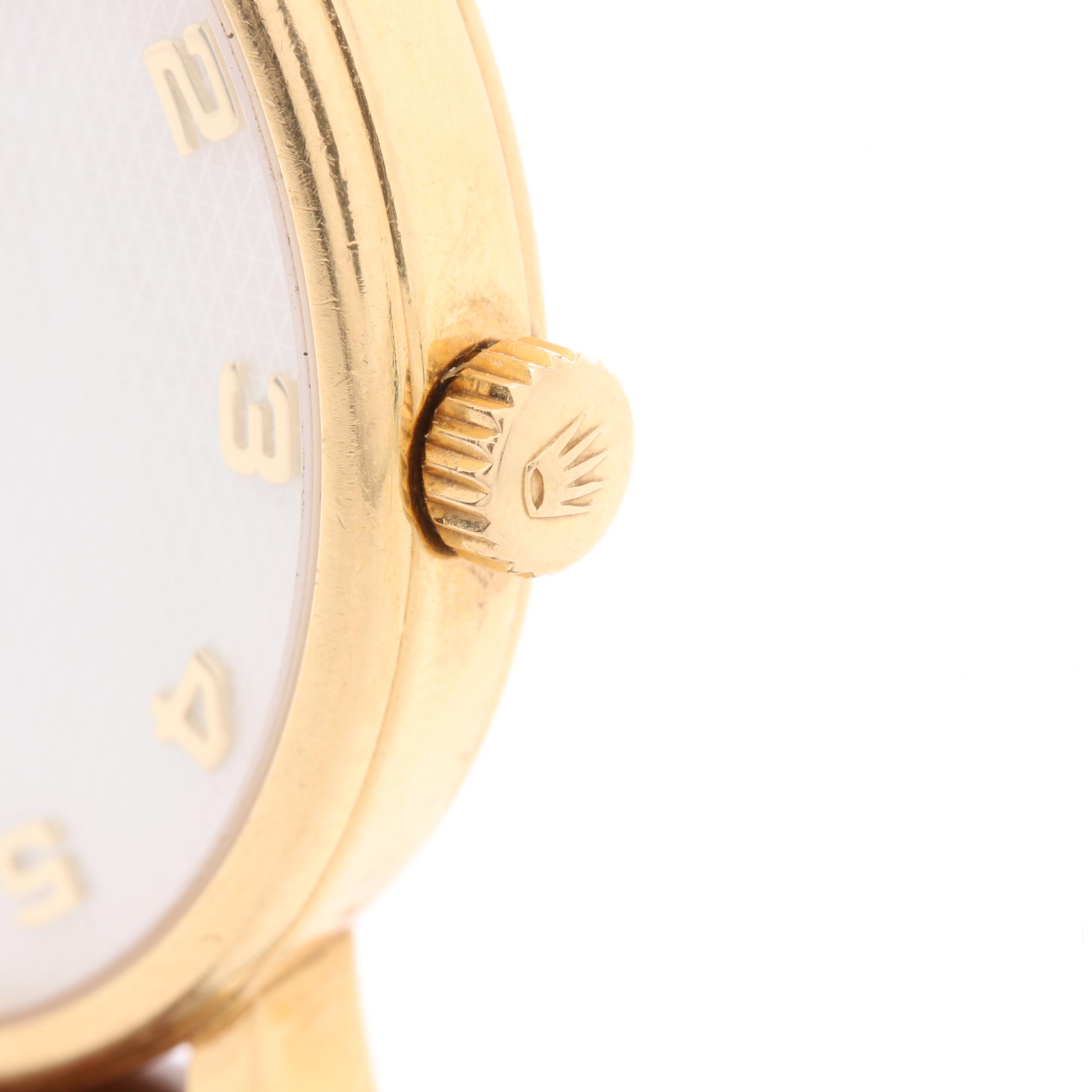 Rolex Cellini 18K Yellow Gold Watch With Mother of Pearl Dial