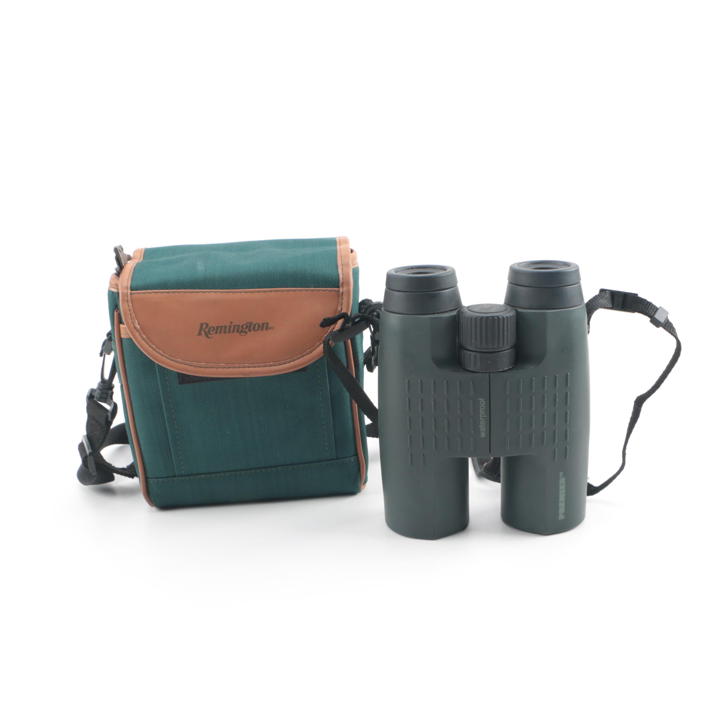 Remington Premiere Waterproof Binoculars with Canvas Case