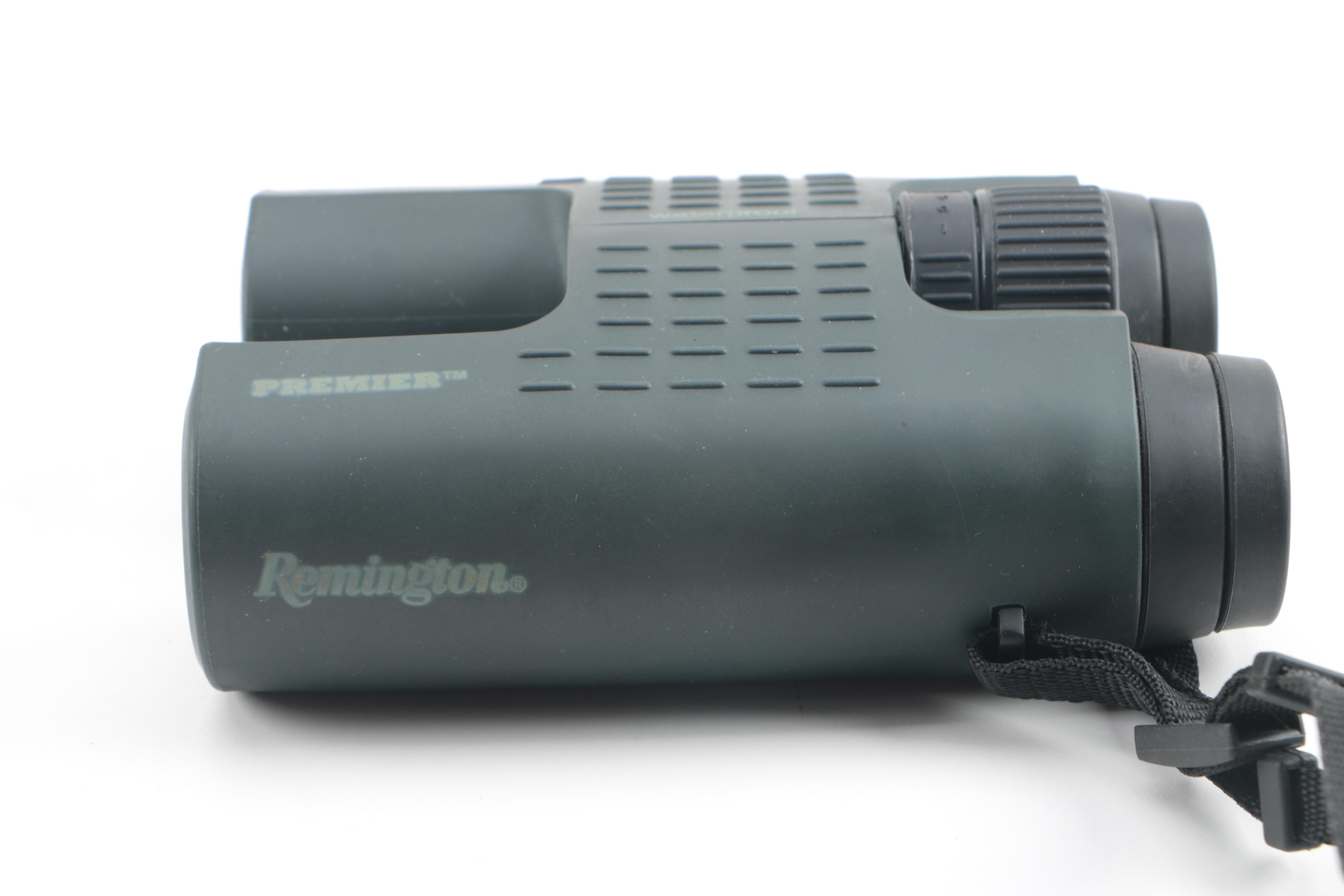 Remington Premiere Waterproof Binoculars with Canvas Case