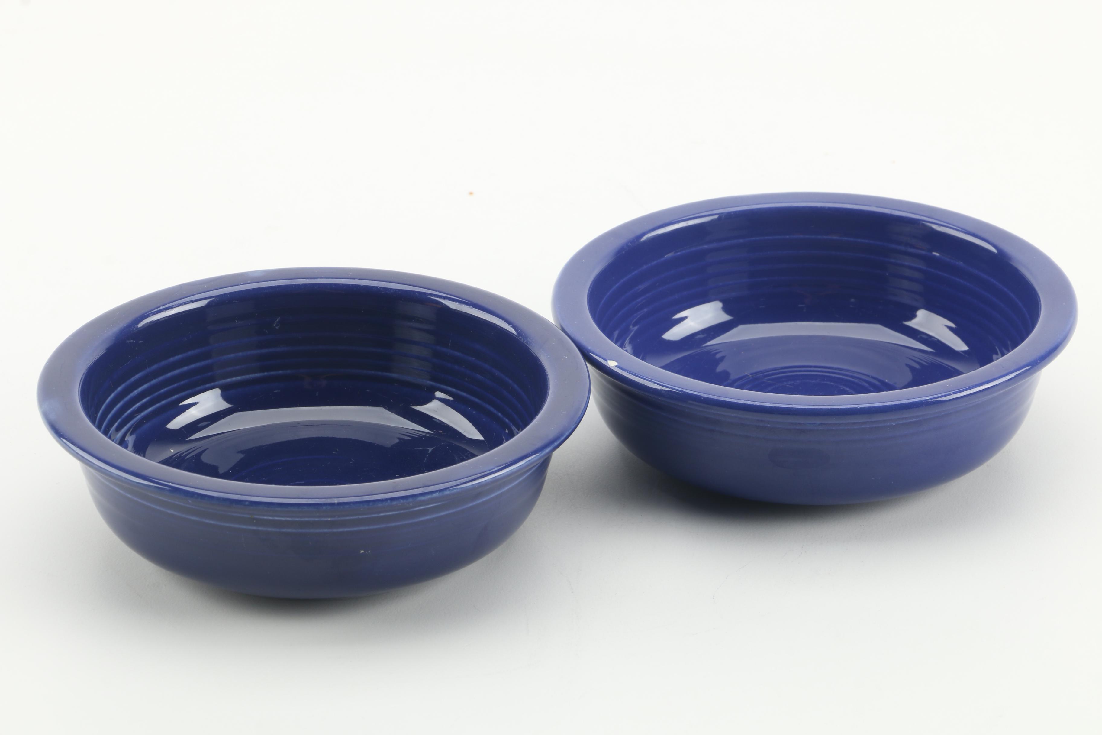 Vintage Homer Laughlin "Fiesta" Bowls and Saucers