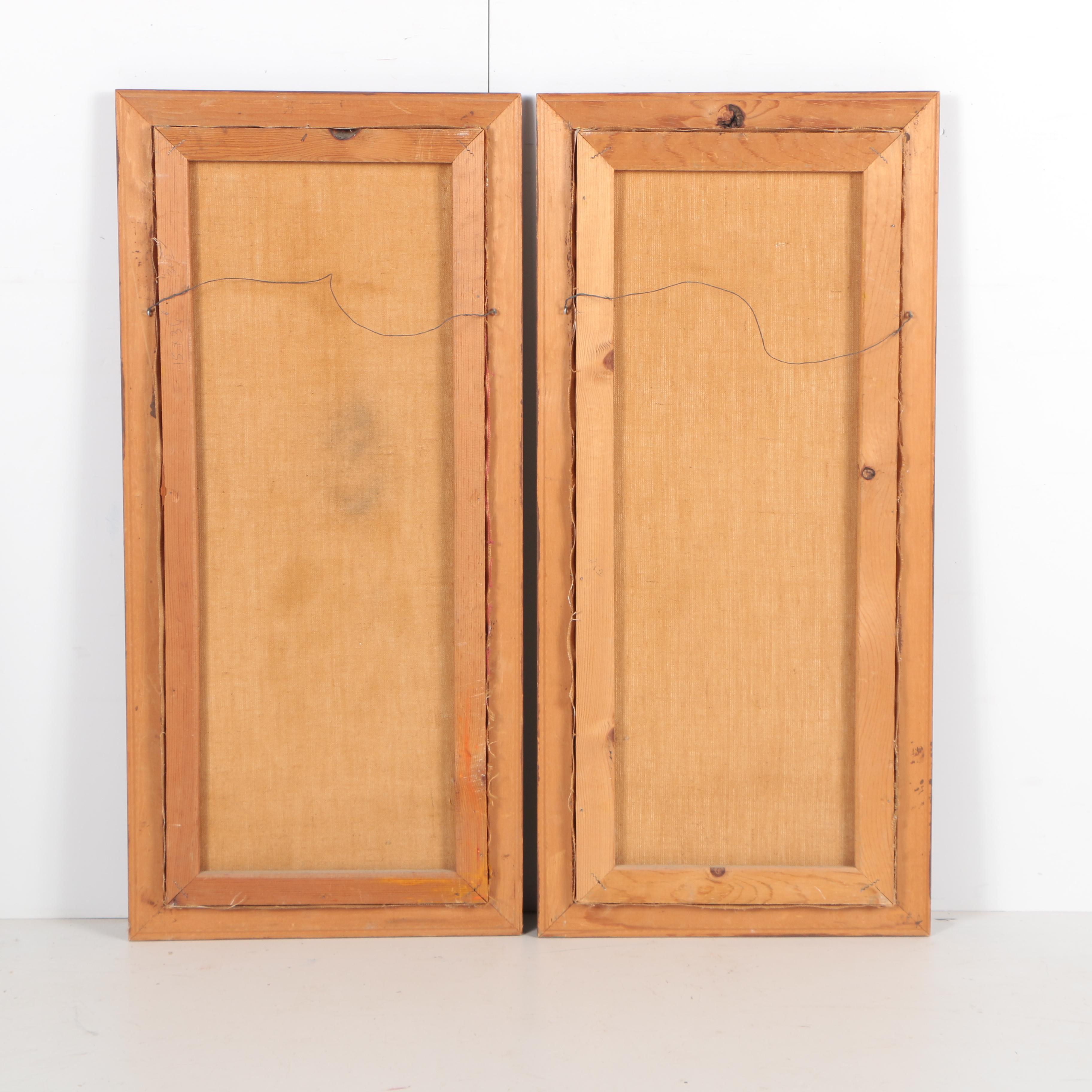 Paul Elledge Mid 20th Century Oil Paintings