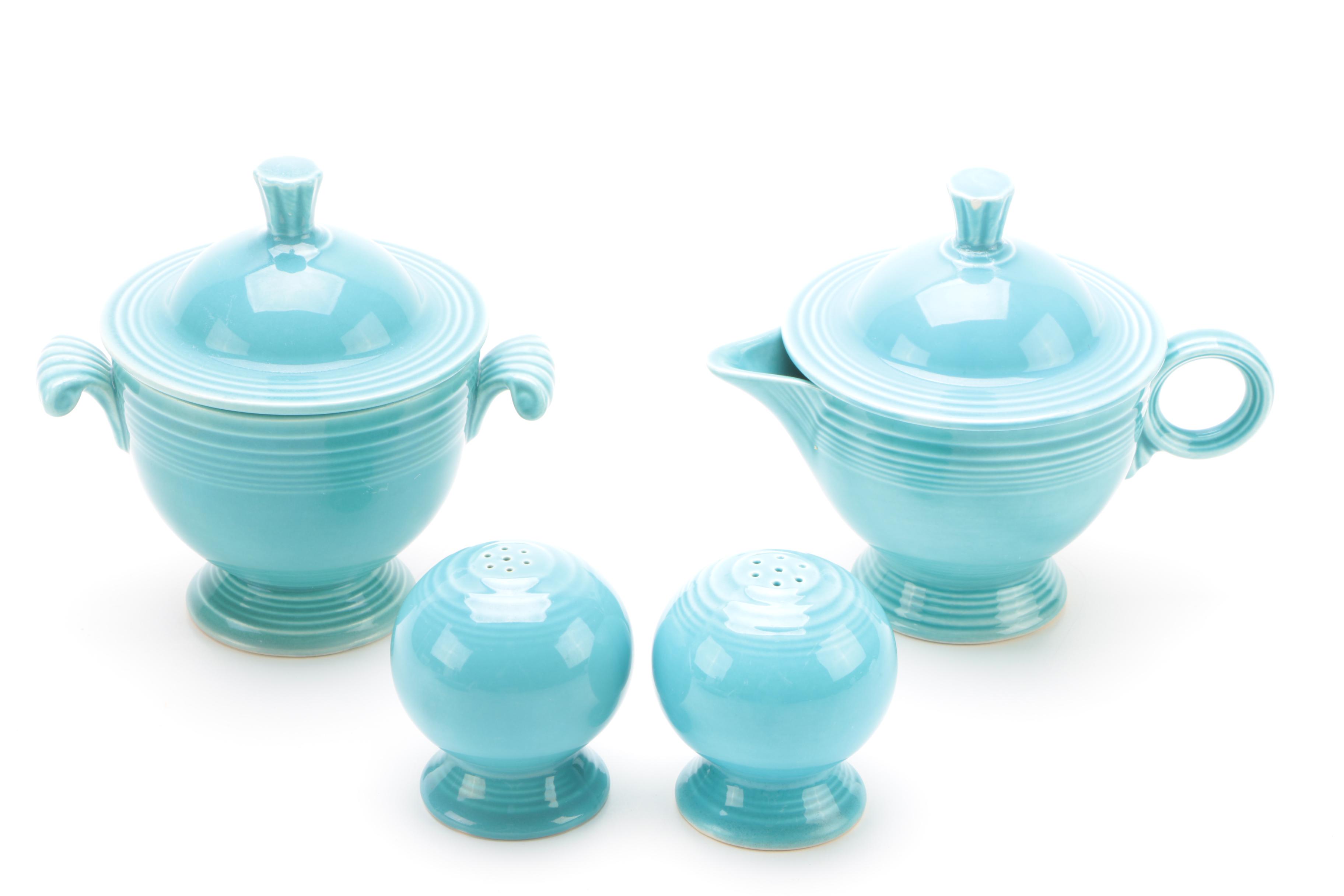 Homer Laughlin "Fiesta" Turquoise Serveware