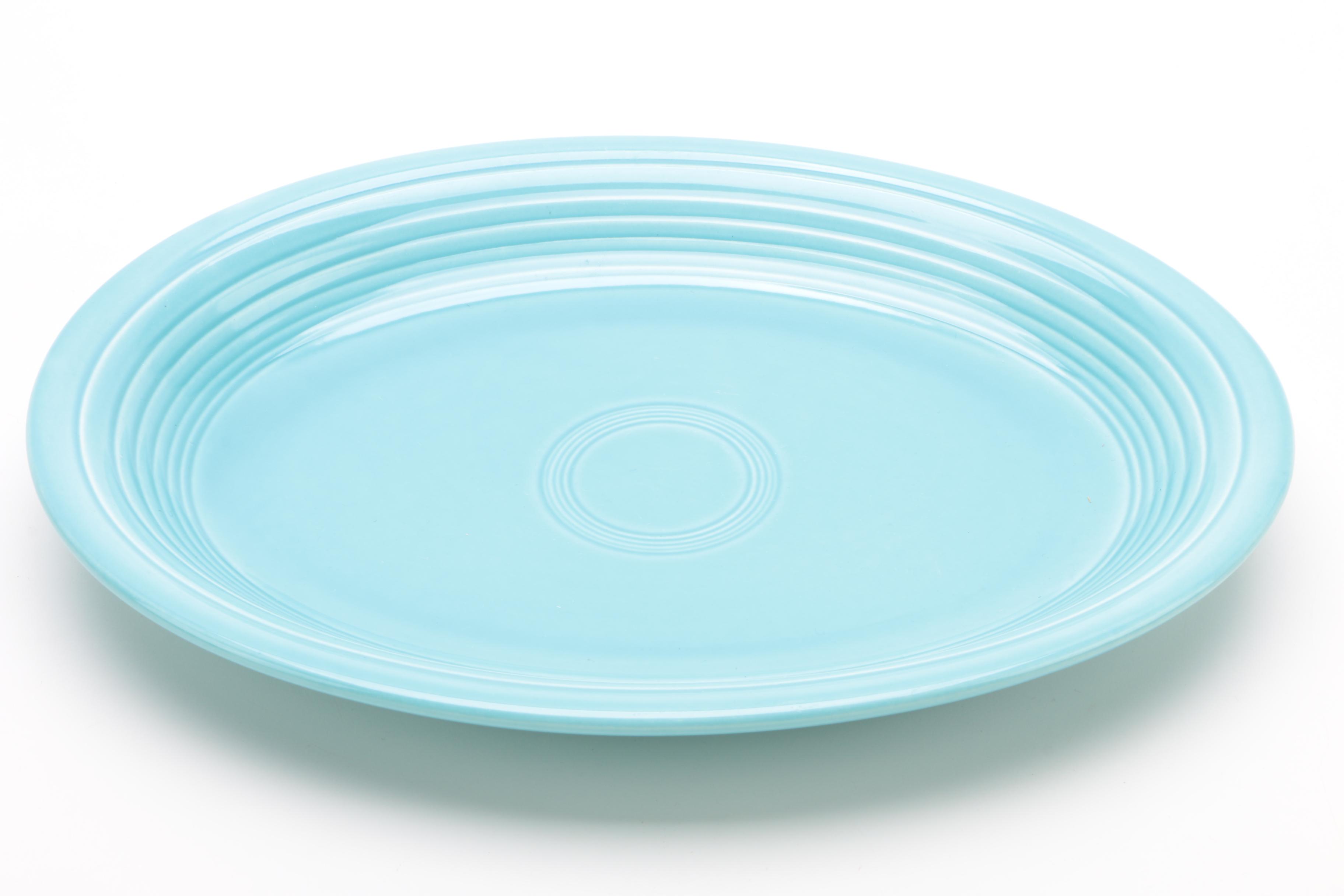 Homer Laughlin "Fiesta" Turquoise Serveware