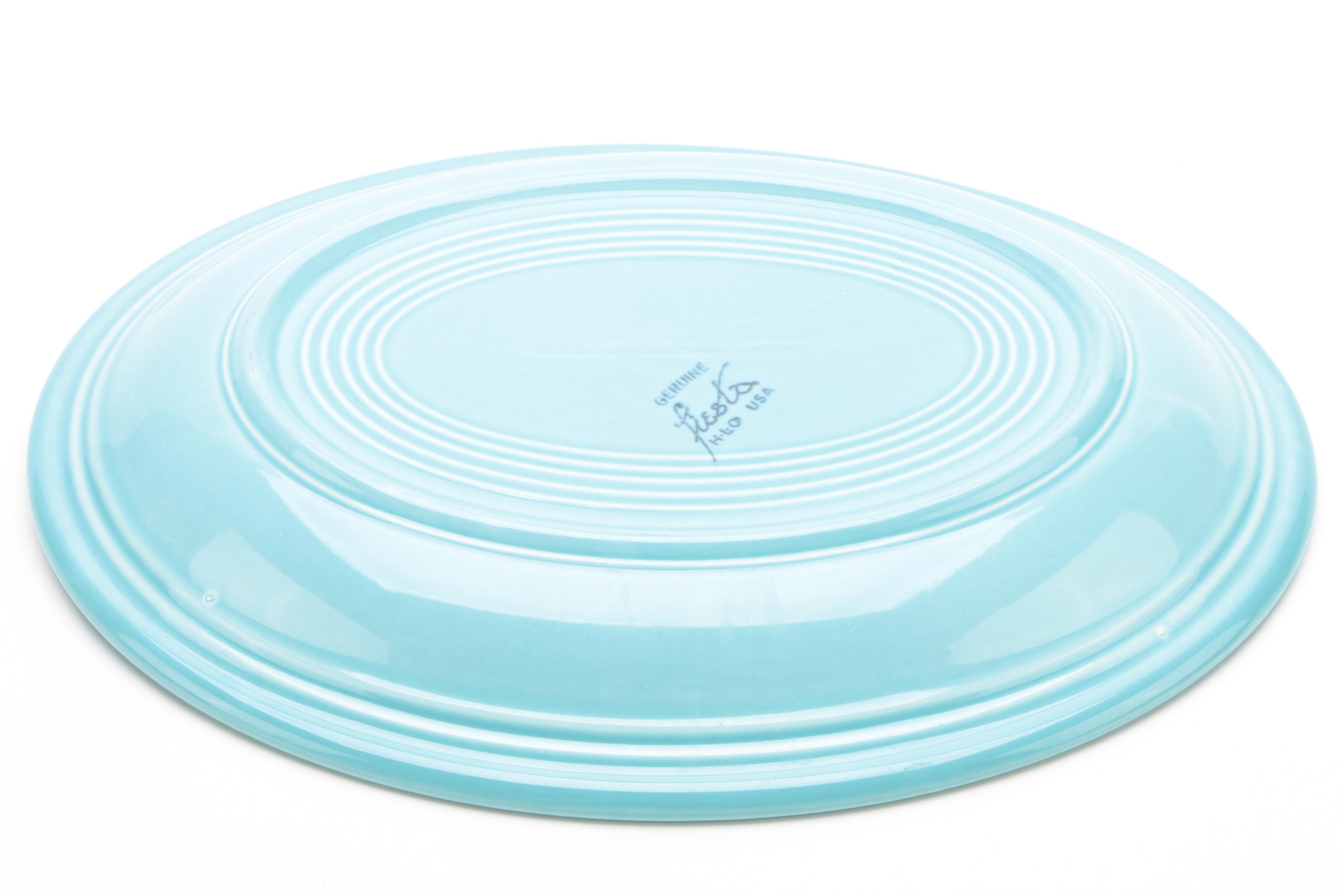 Homer Laughlin "Fiesta" Turquoise Serveware