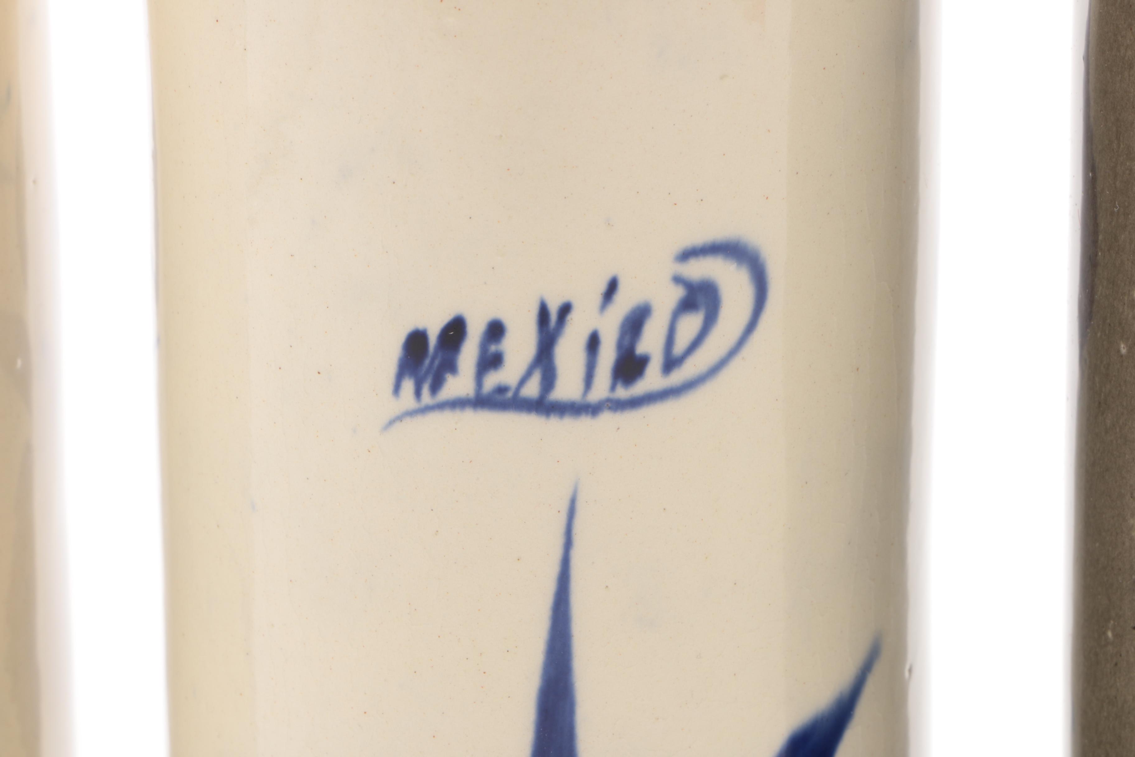 Mexican Hand-Painted Cylindrical Tumblers